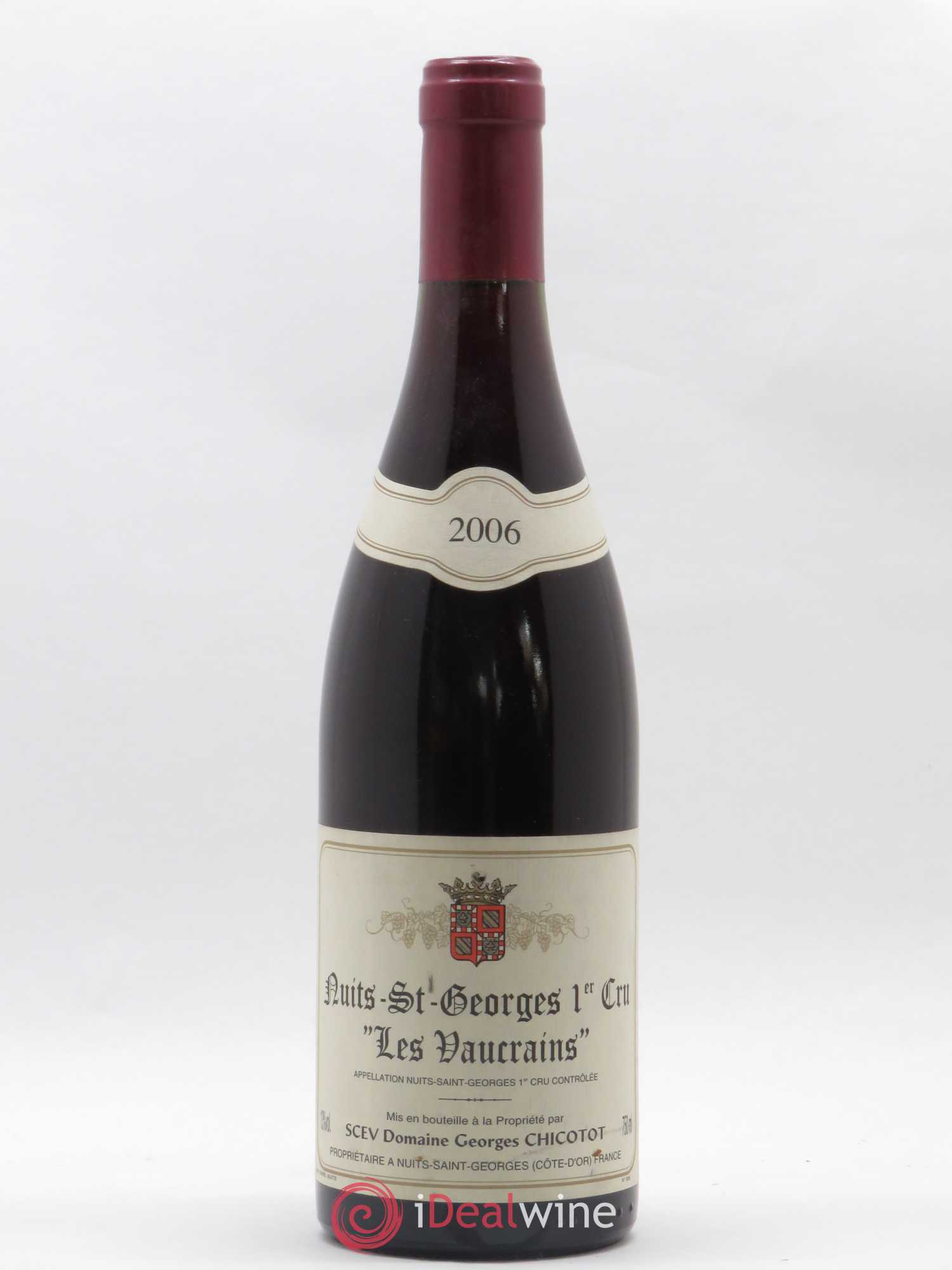 Nuits-Saint-Georges 1er Cru Les Vaucrains Chicotot 2006 - Lotto di 1 bottiglia - 0