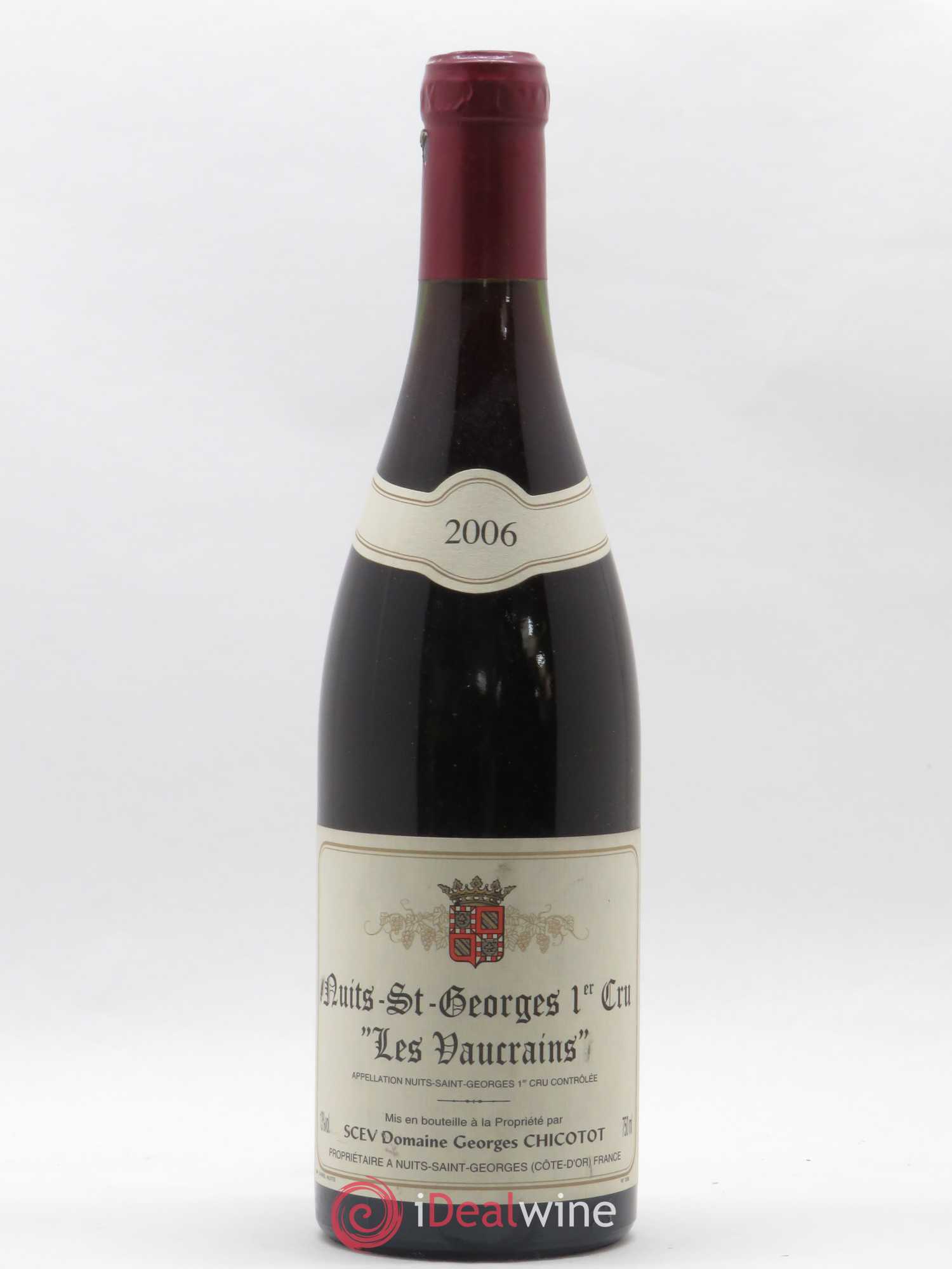 Nuits-Saint-Georges 1er Cru Les Vaucrains Chicotot 2006 - Lot de 1 bouteille - 0