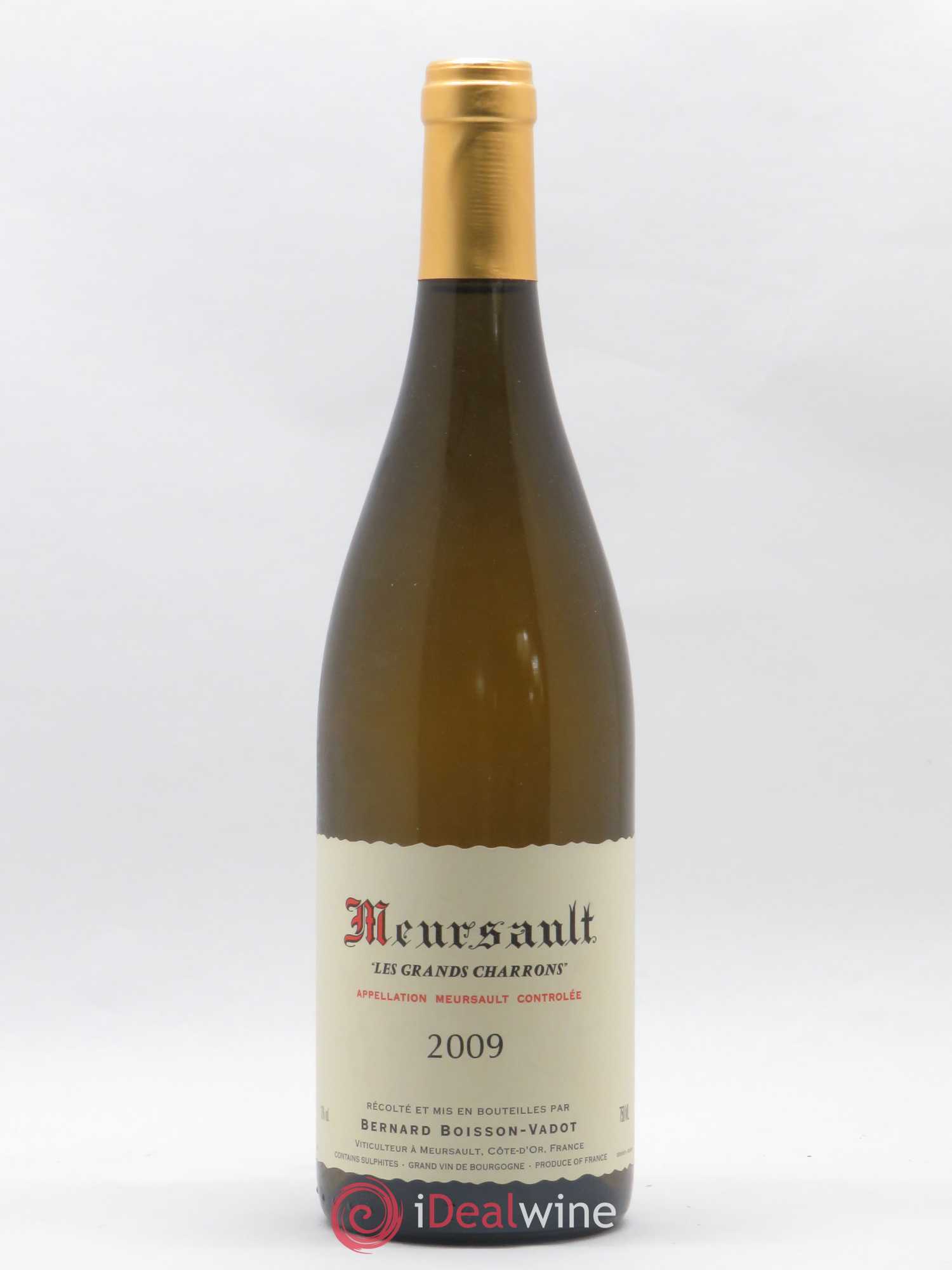 Meursault Les Grands Charrons Boisson-Vadot (Domaine) 2009 - Lot de 1 bouteille - 0