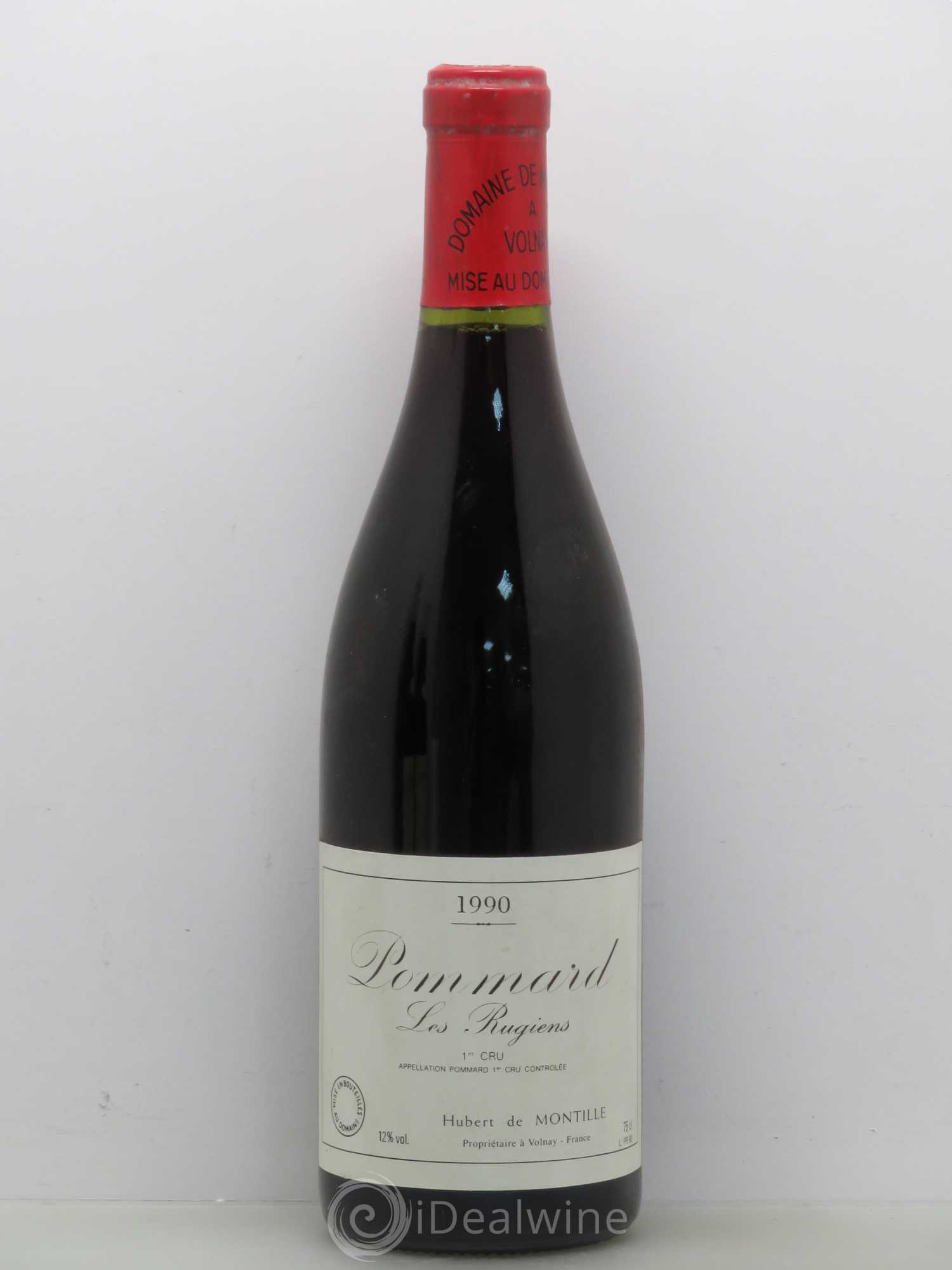 Pommard 1er Cru Les Rugiens-bas De Montille (Domaine) 1990 - Lot de 1 bouteille - 0