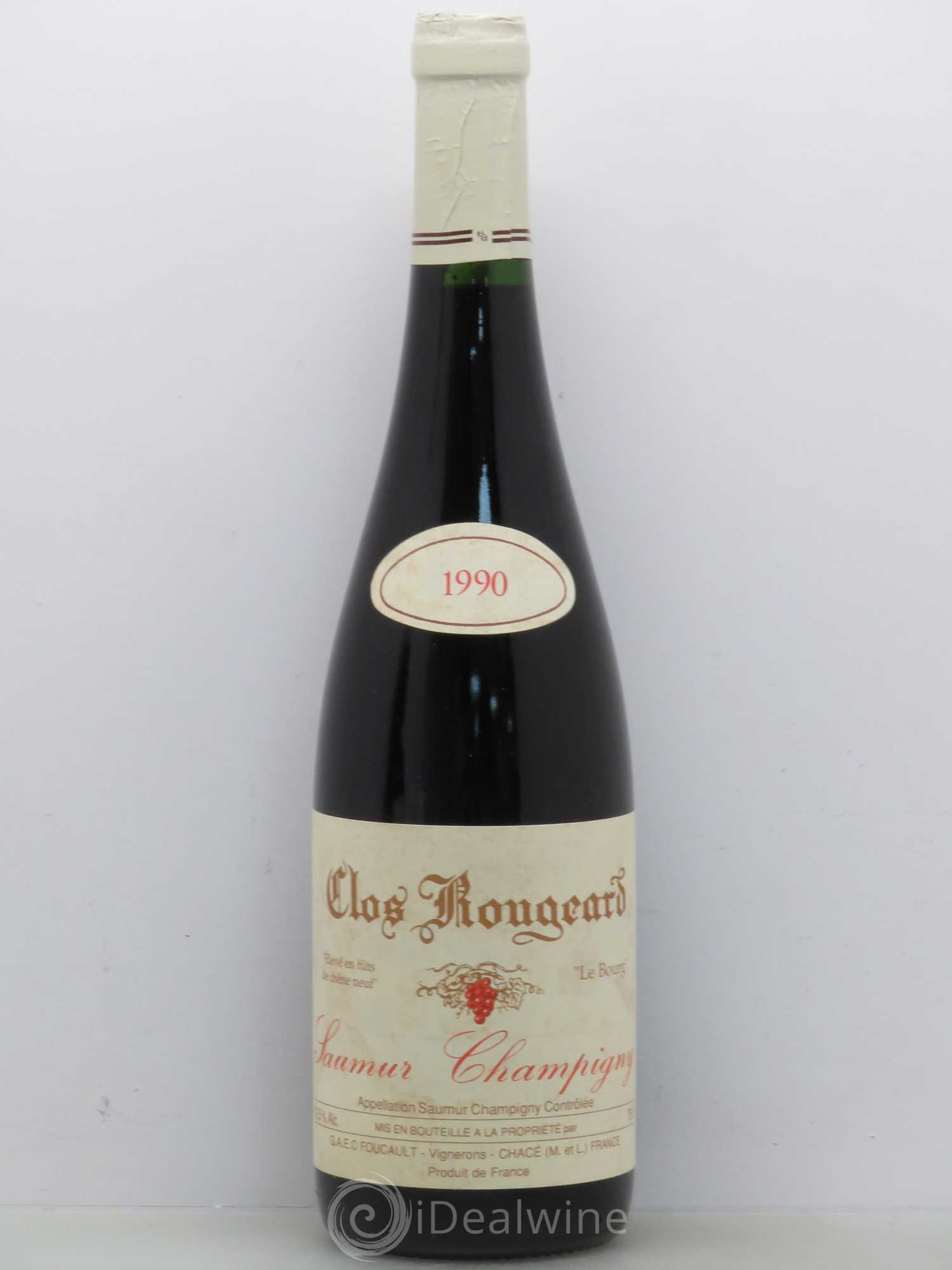 Saumur-Champigny Le Bourg Clos Rougeard 1990 - Lot de 1 bouteille - 0