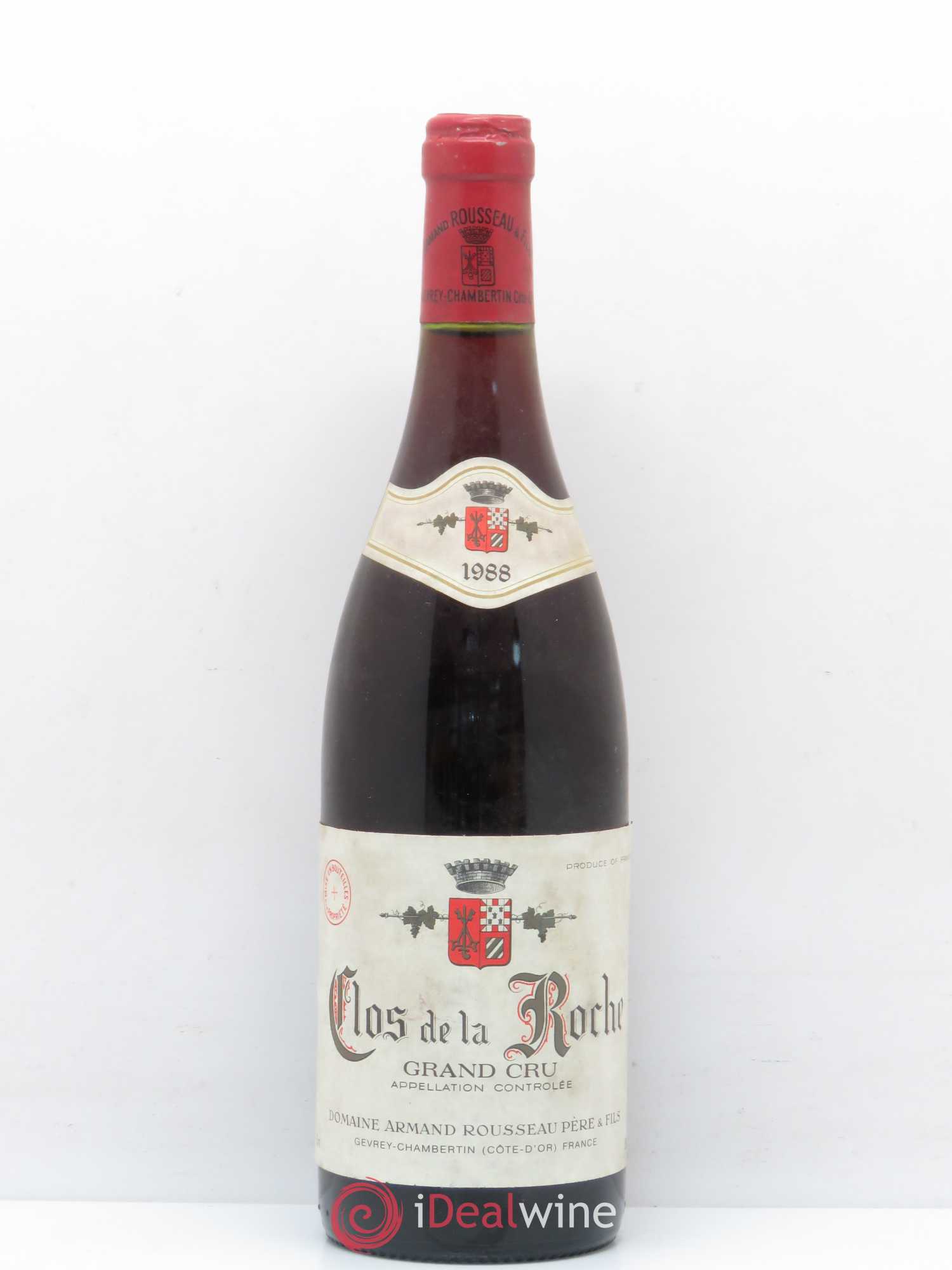 Clos de la Roche Grand Cru Armand Rousseau (Domaine) 1988 - Lot de 1 bouteille - 0