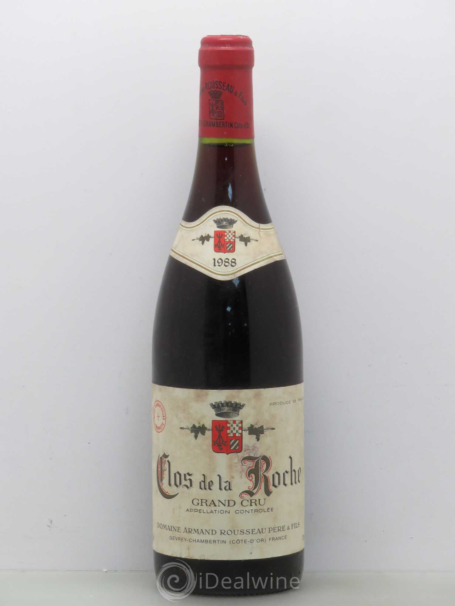 Clos de la Roche Grand Cru Armand Rousseau (Domaine) 1988 - Lot de 1 bouteille - 0