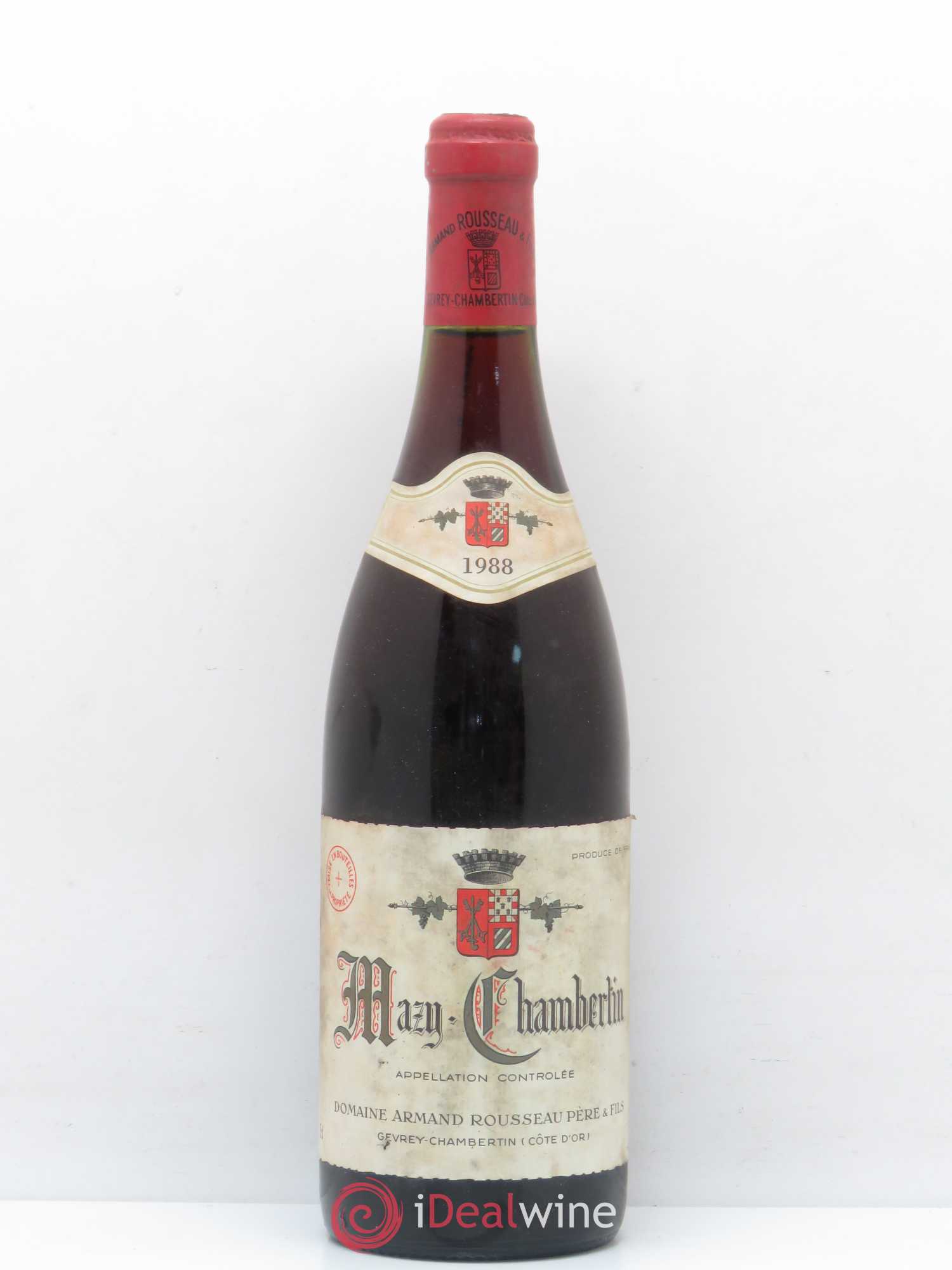 Mazis-Chambertin Grand Cru Armand Rousseau (Domaine) 1988 - Lot de 1 bouteille - 0
