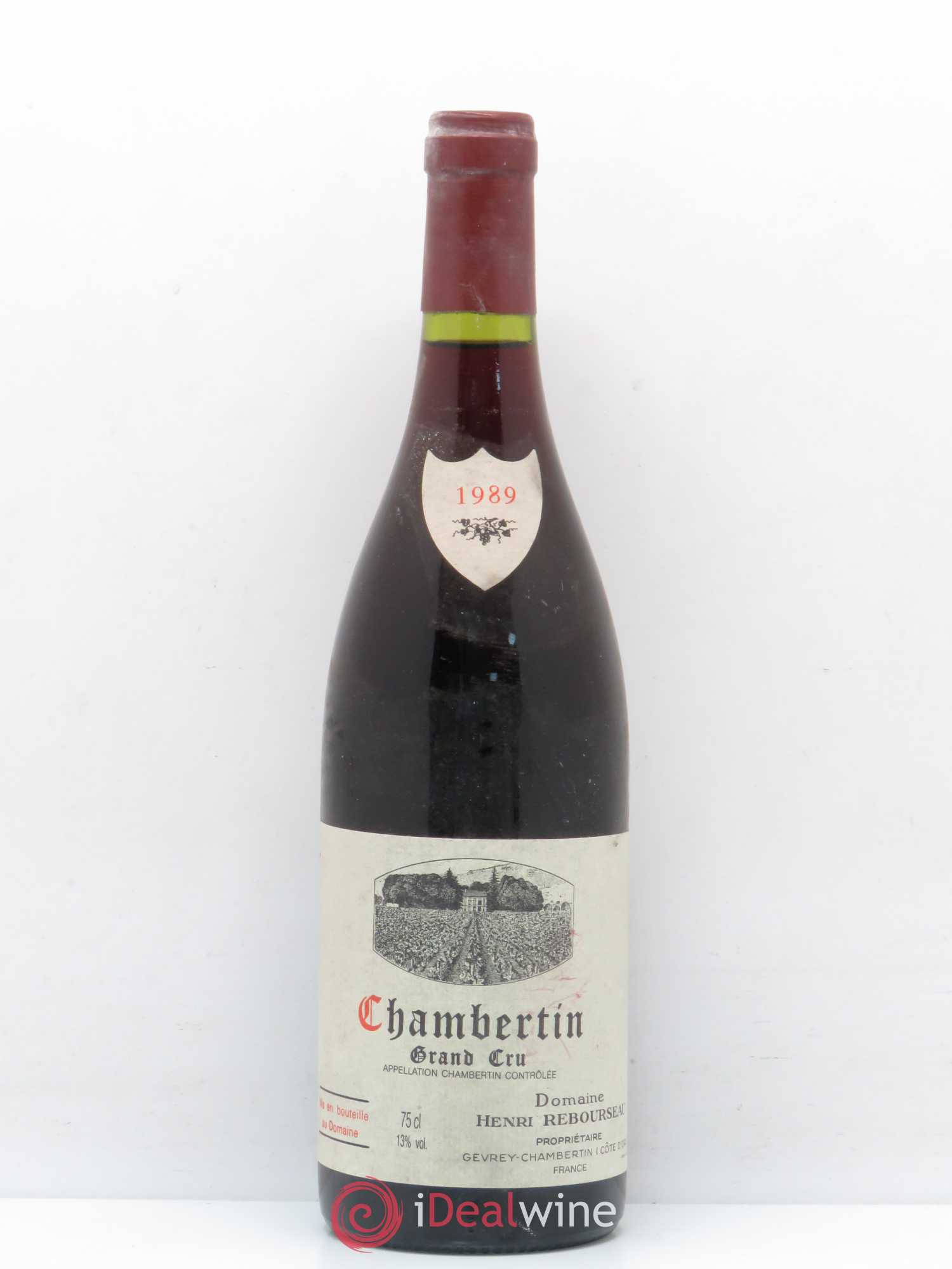 Chambertin Grand Cru Henri Rebourseau 1989 - Lot de 1 bouteille - 0