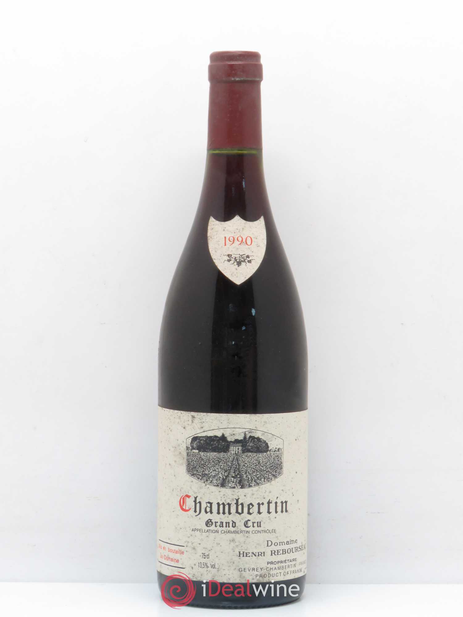 Chambertin Grand Cru Henri Rebourseau 1990 - Lot de 1 bouteille - 0