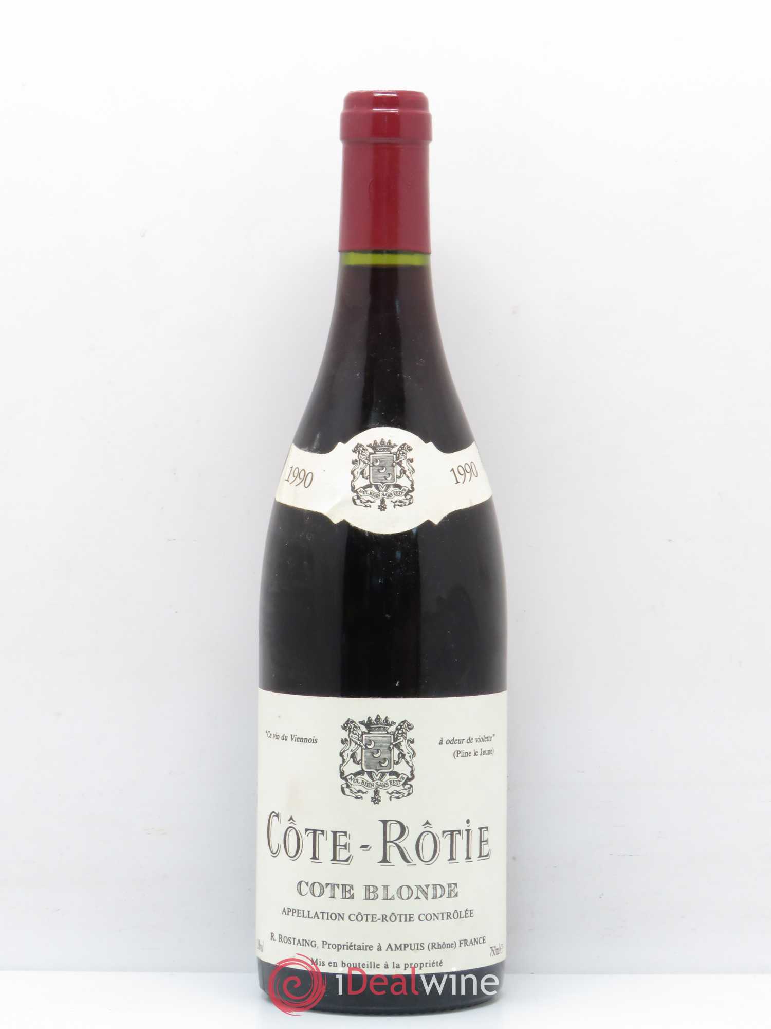 Côte-Rôtie Côte Blonde René Rostaing 1990 - Posten von 1 Flasche - 0