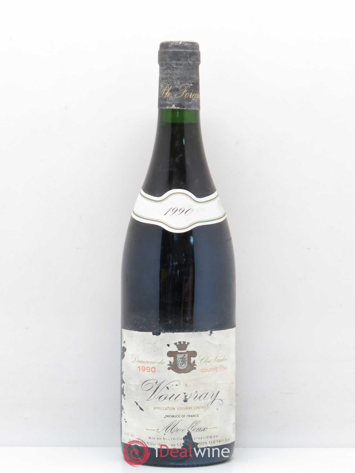Vouvray Goutte d'Or Clos Naudin - Philippe Foreau 1990 - Lotto di 1 bottiglia - 0
