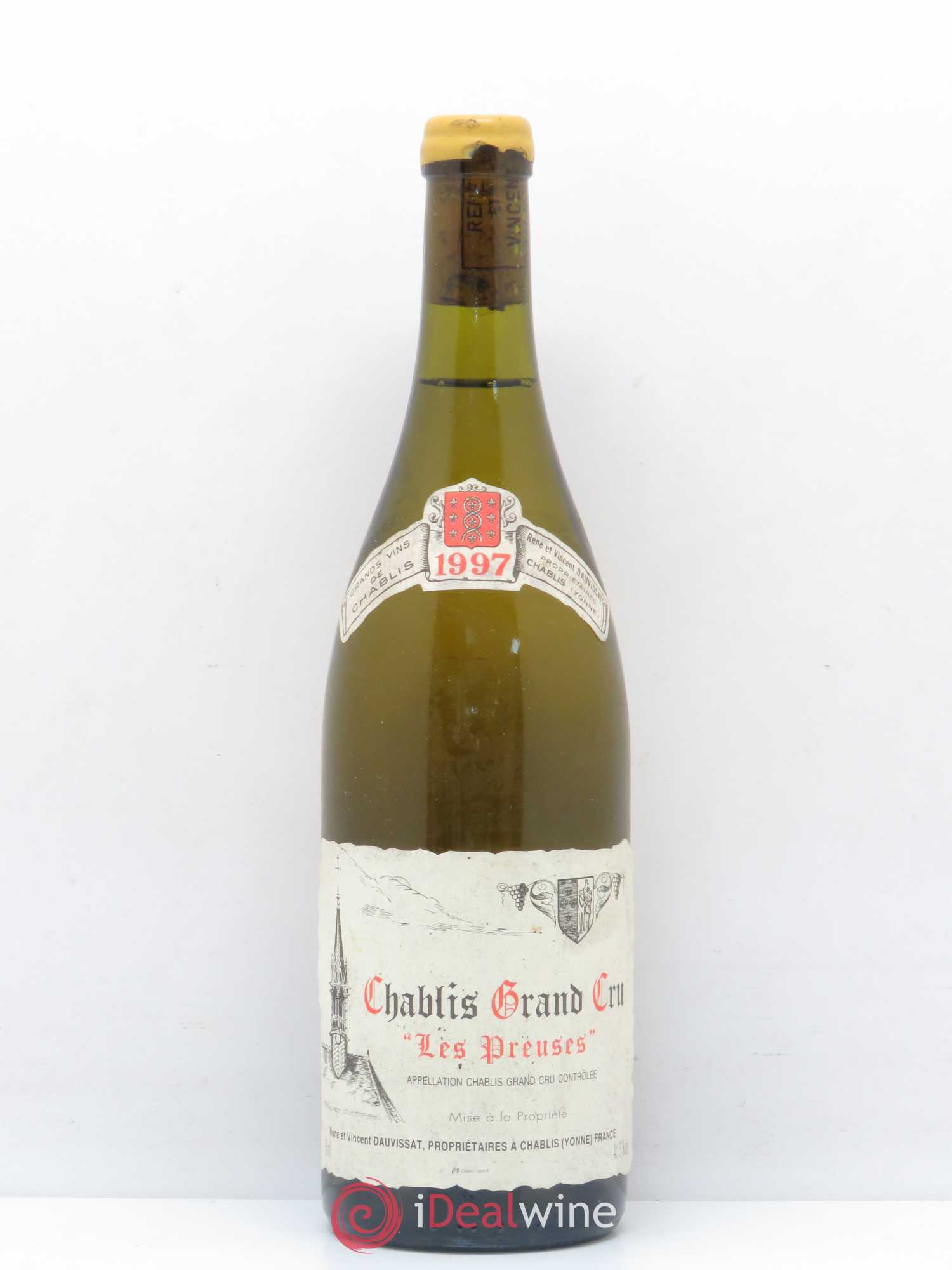 Chablis Grand Cru Les Preuses Vincent Dauvissat (Domaine) 1997 - Lot de 1 bouteille - 0