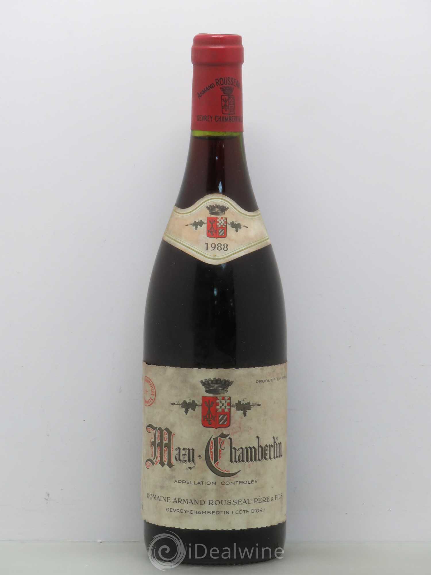 Mazis-Chambertin Grand Cru Armand Rousseau (Domaine) 1988 - Lot de 1 bouteille - 0