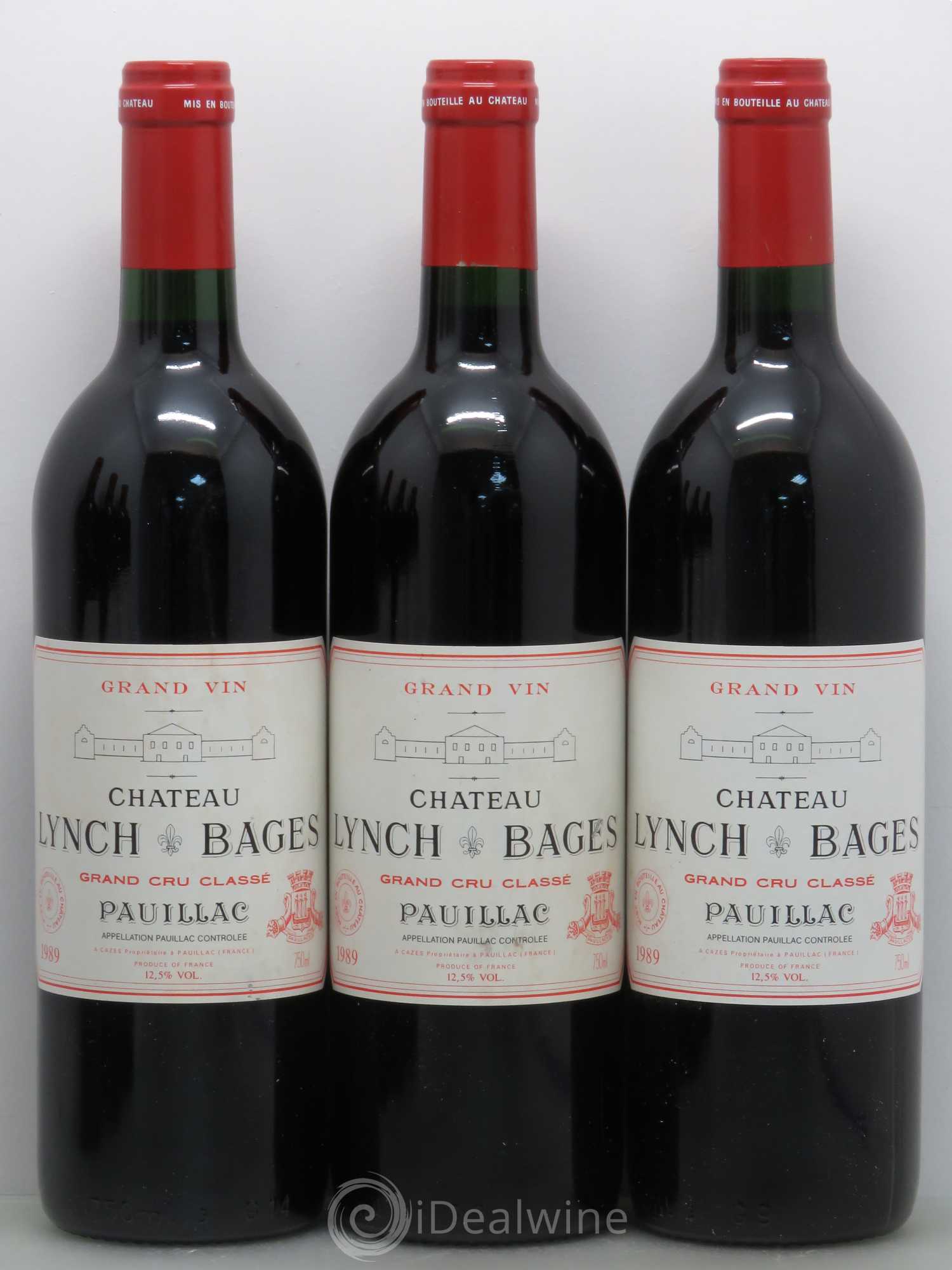 Château Lynch Bages 5ème Grand Cru Classé 1989 - Lot de 6 bouteilles - 2