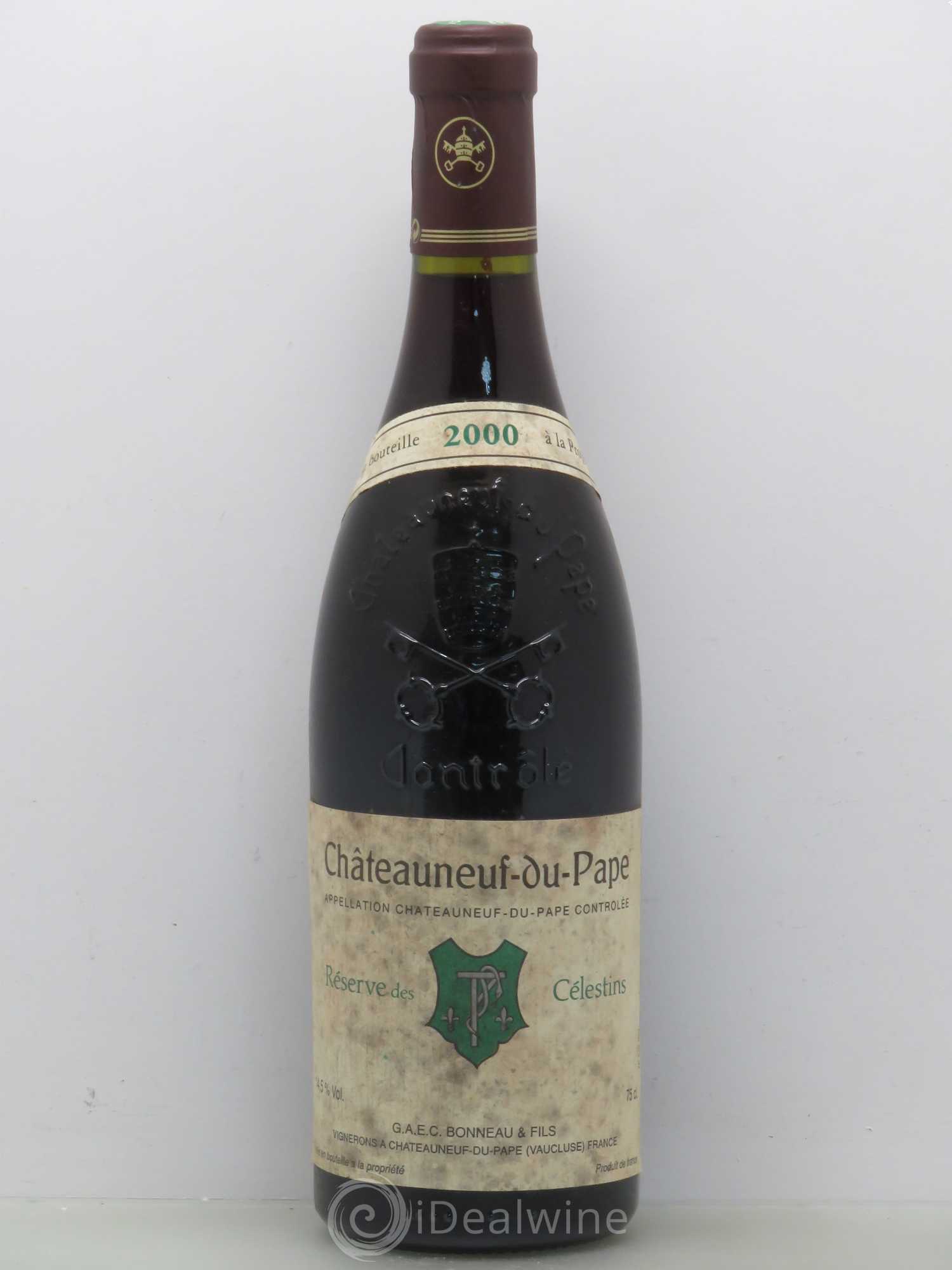 Châteauneuf-du-Pape Réserve des Célestins Henri Bonneau & Fils 2000 - Lot de 1 bouteille - 0