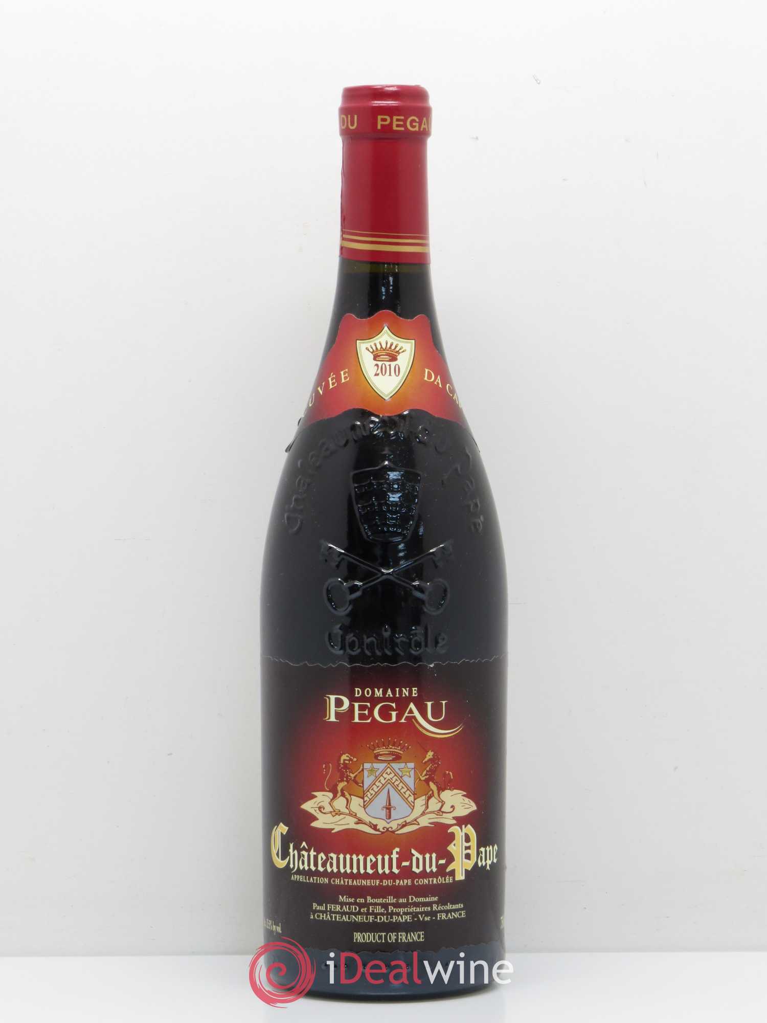 Châteauneuf-du-Pape Domaine du Pégau Cuvée Da Capo Paul et Laurence Féraud 2010 - Lot de 1 bouteille - 0