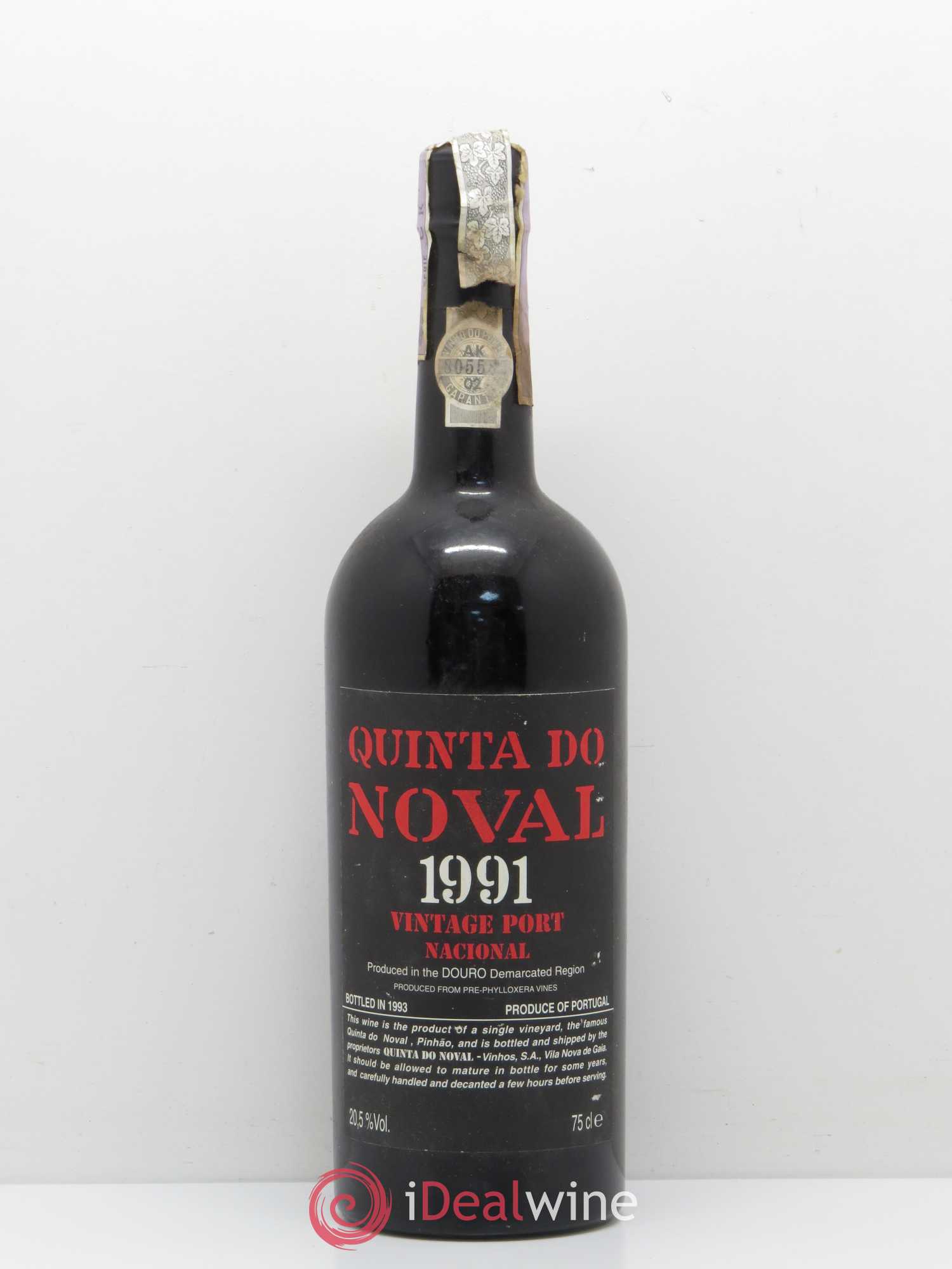 Porto Quinta Do Noval Nacional 1991 - Lot de 1 bouteille - 0