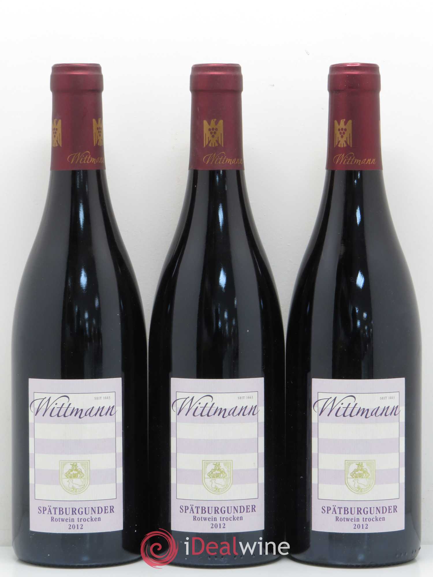 Allemagne Wittmann Spätburgunder 2012 - Posten von 3 Flaschen - 0