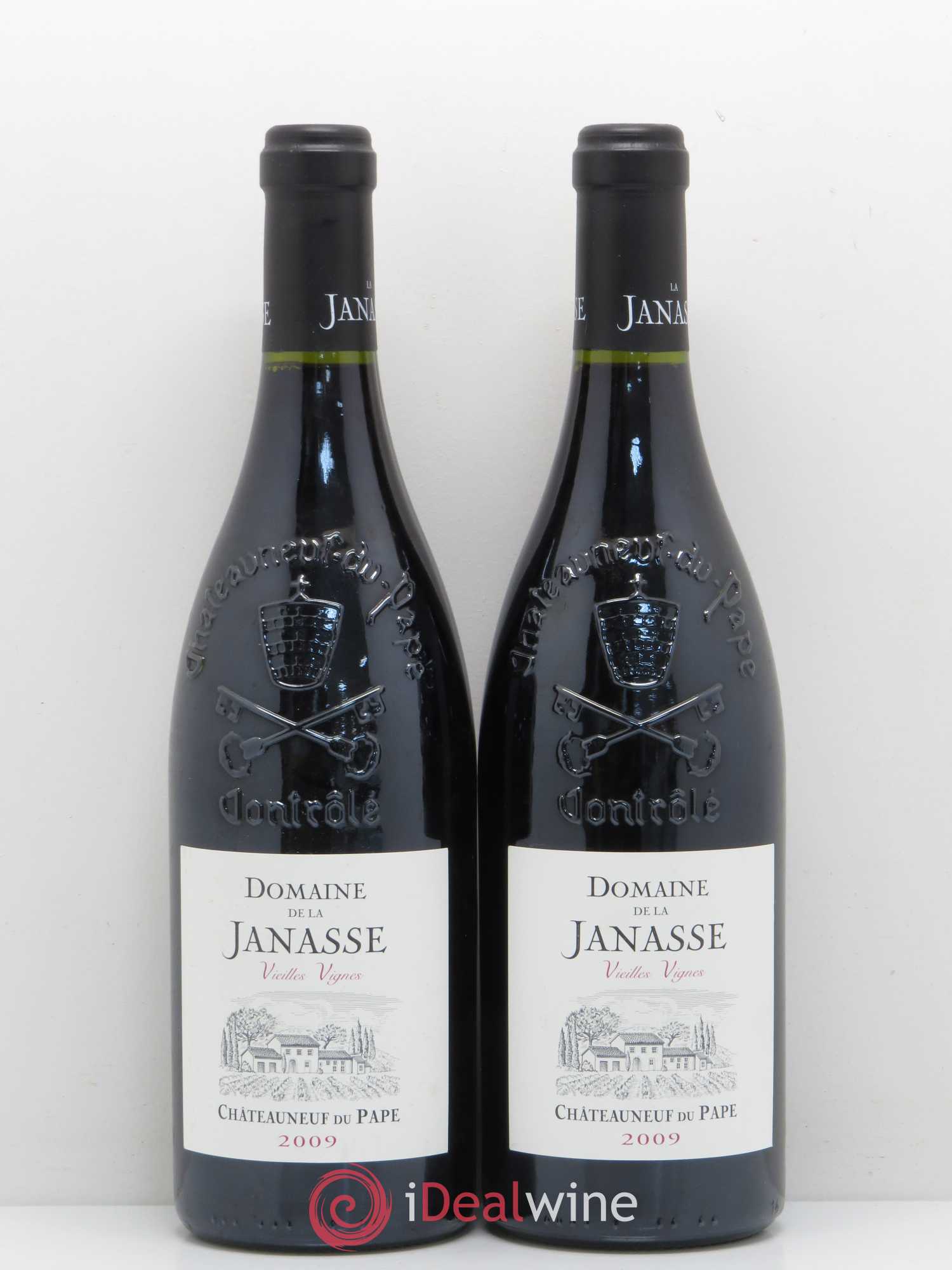 Châteauneuf-du-Pape Cuvée Vieilles Vignes La Janasse (Domaine de) 2009 - Lot de 2 bouteilles - 0