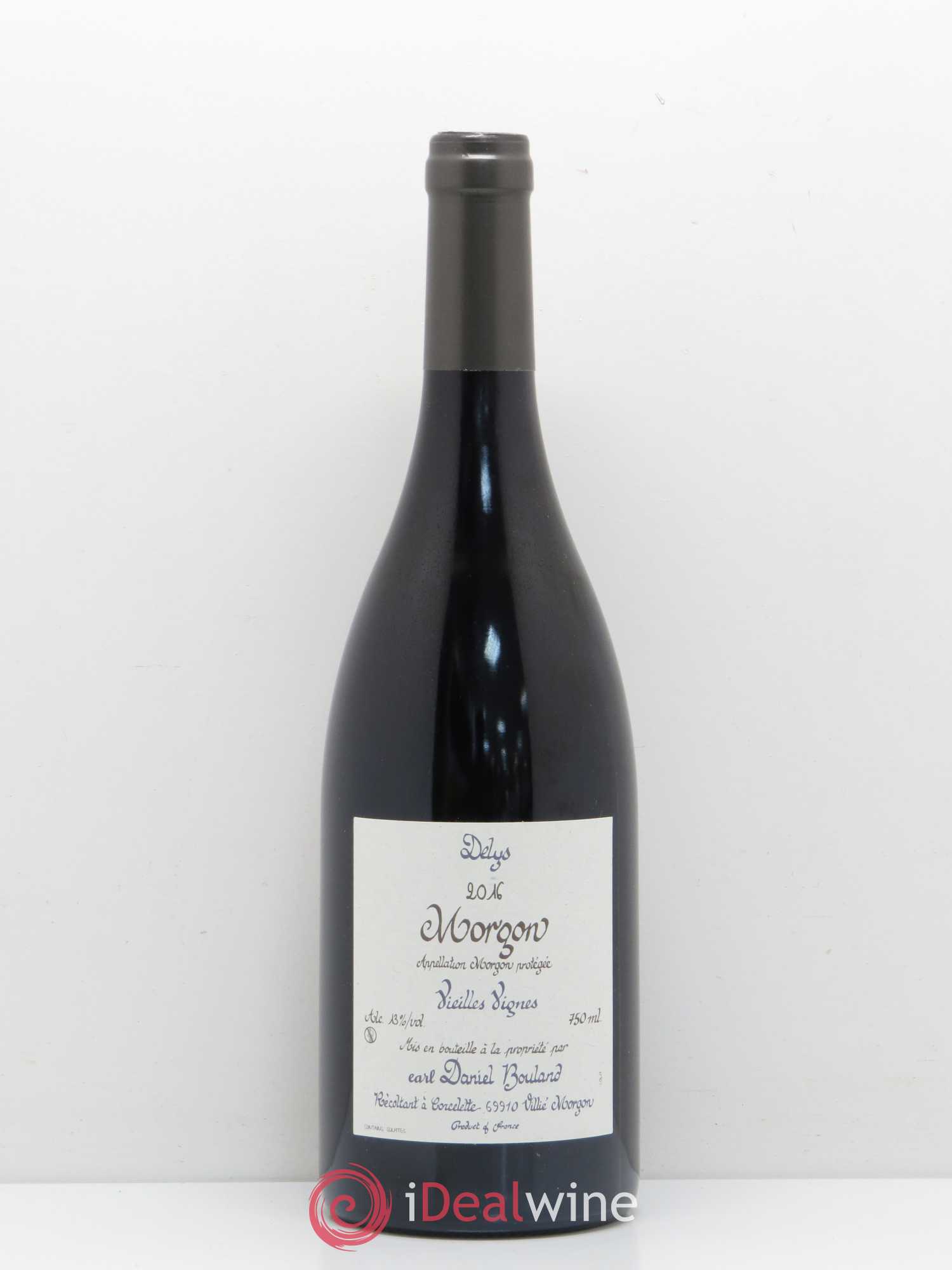 Morgon Vieilles Vignes Daniel Bouland (Domaine) Delys 2016 - Lot de 1 bouteille - 0