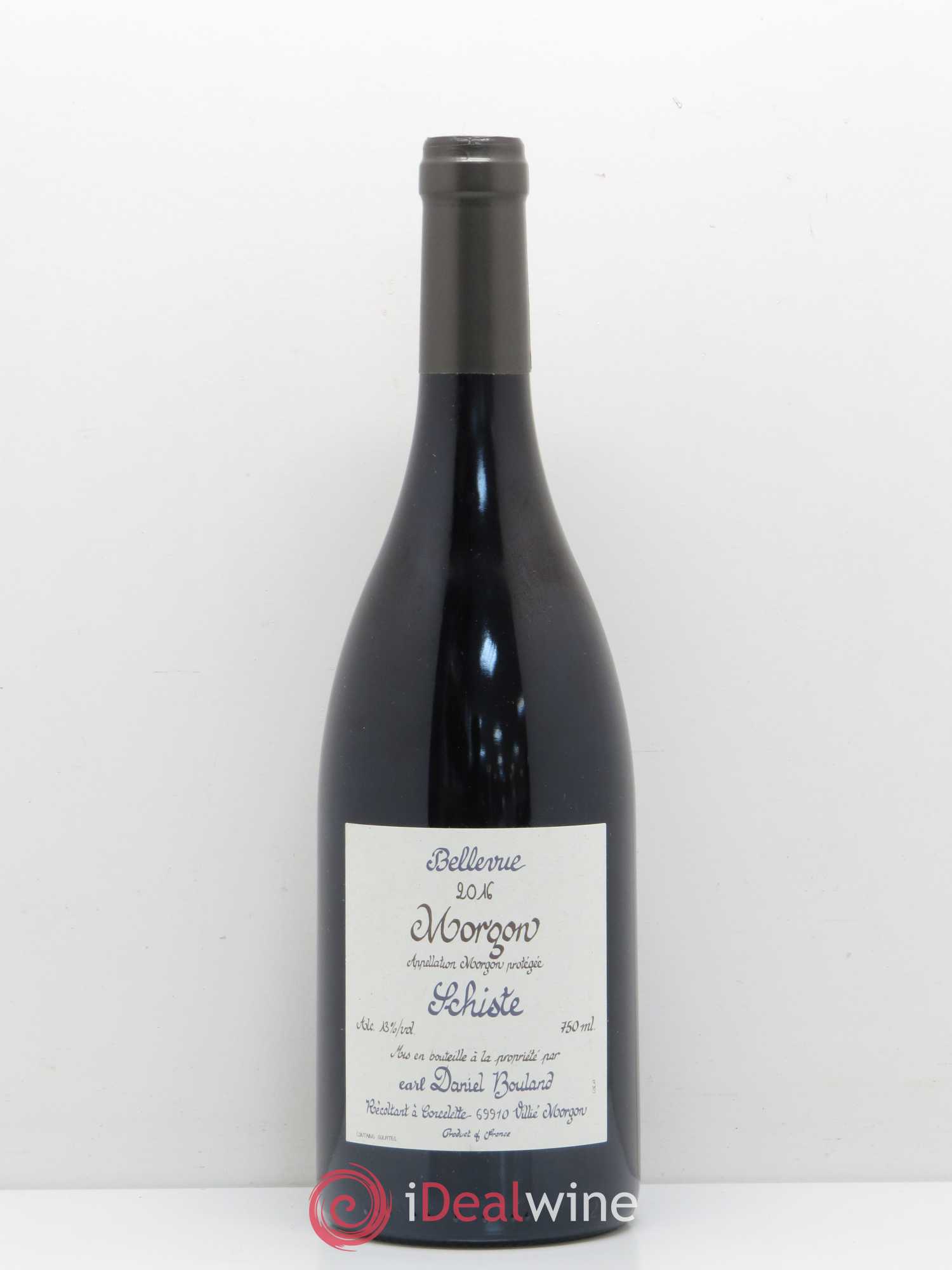 Morgon Schiste Daniel Bouland (Domaine) Bellevue 2016 - Lot de 1 bouteille - 0