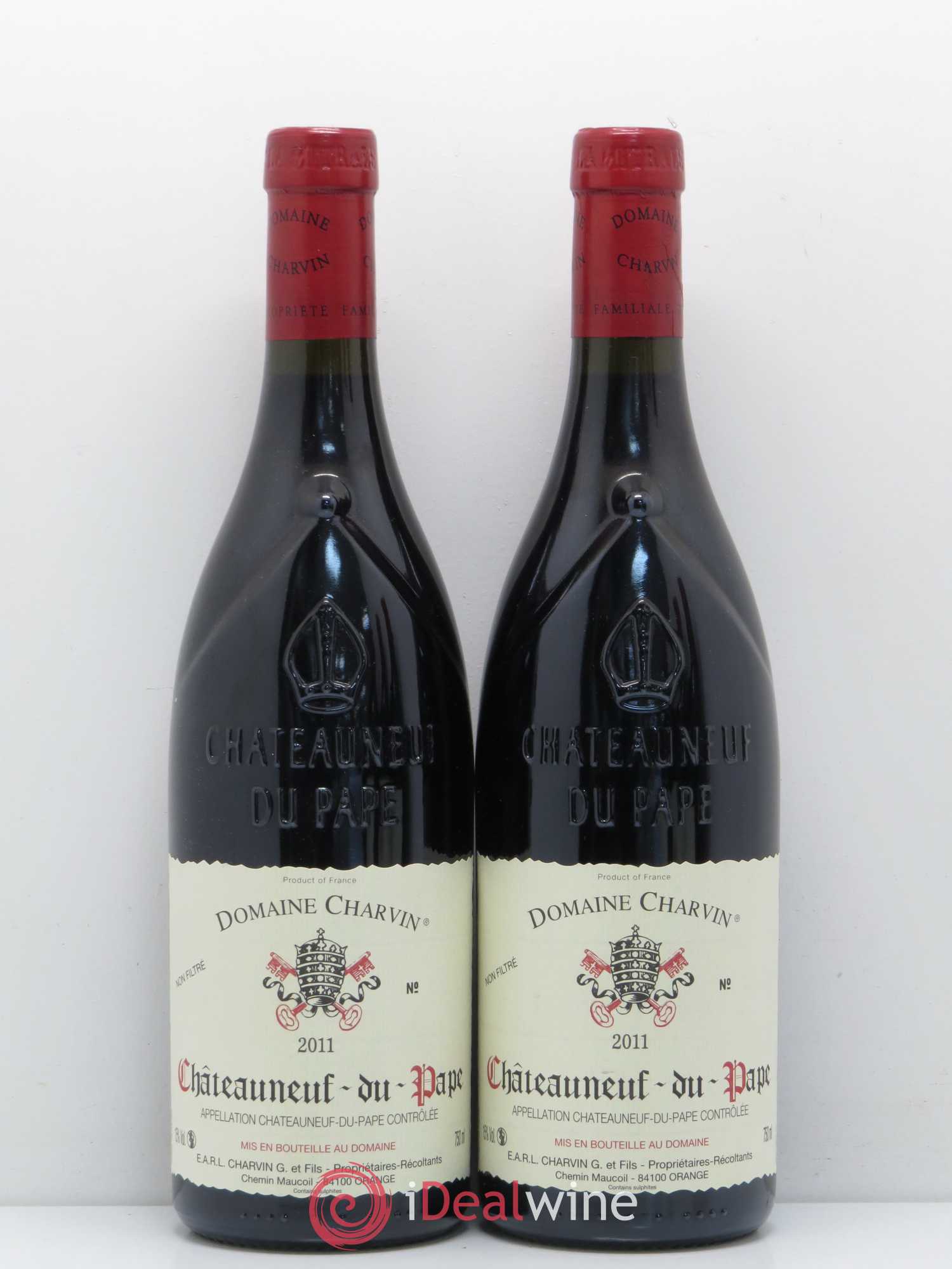 Châteauneuf-du-Pape Charvin (Domaine) 2011 - Lot de 5 bouteilles - 2