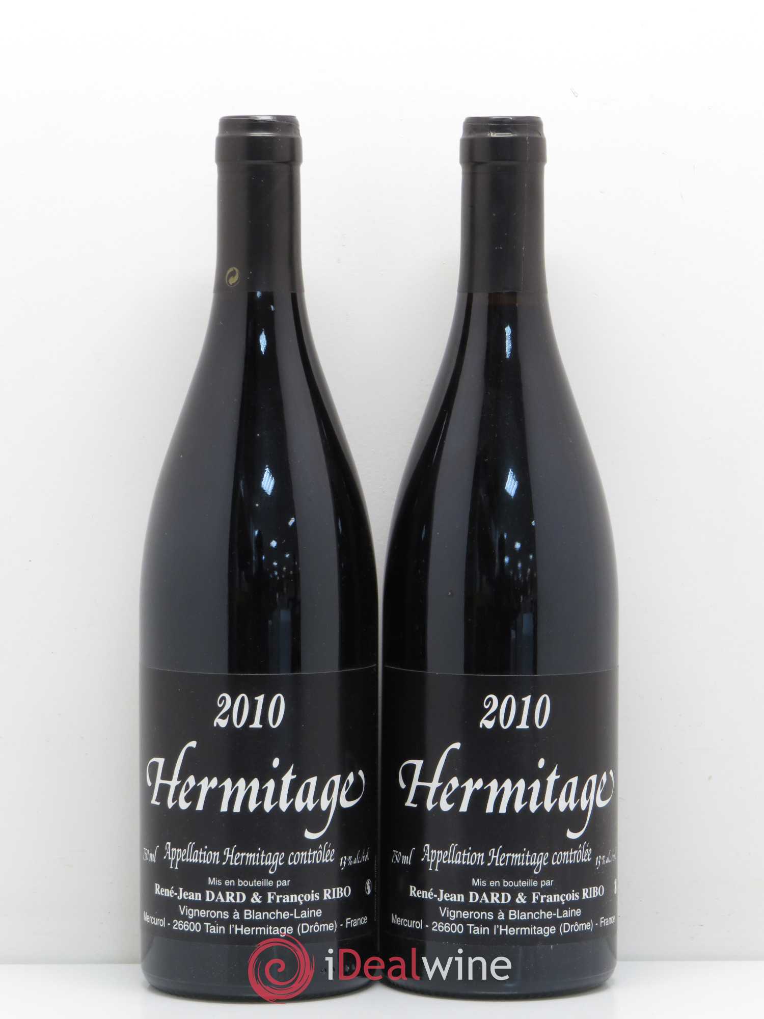 Hermitage Domaine Dard & Ribo 2010 - Lot de 2 bouteilles - 0