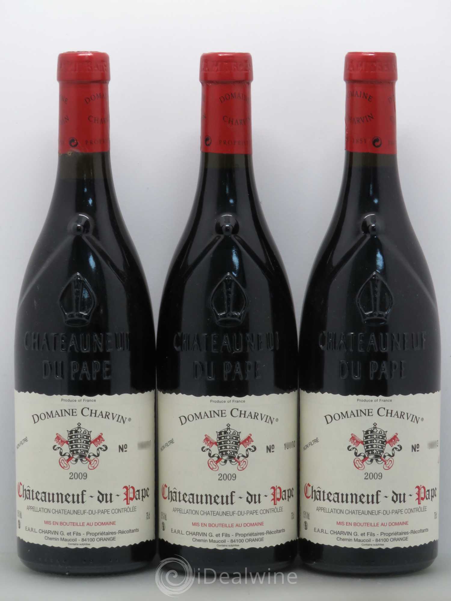 Châteauneuf-du-Pape Charvin (Domaine) 2009 - Lot de 3 bouteilles - 0