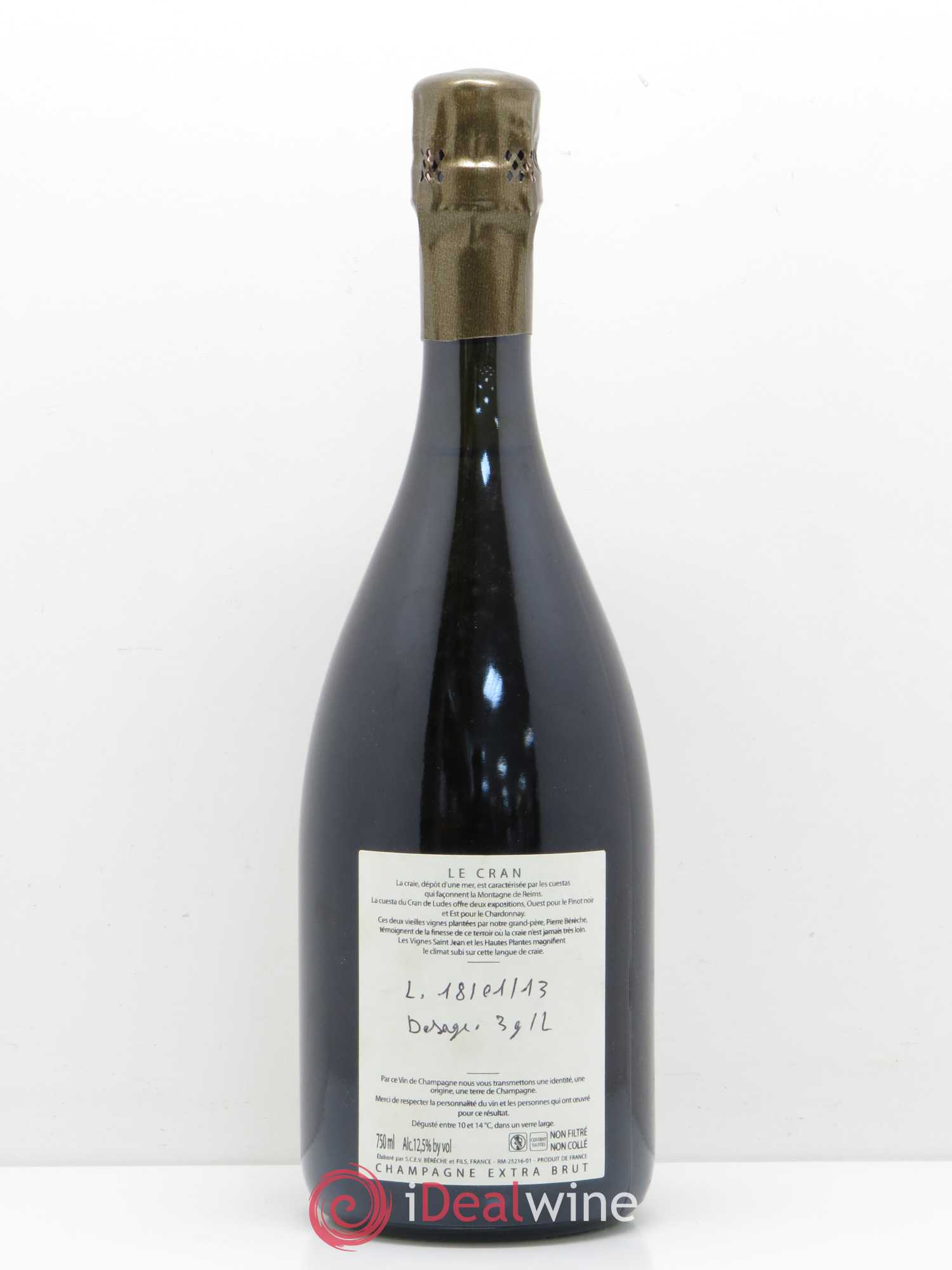 Ludes 1er Cru Le Cran Extra-Brut Bérêche et Fils  (sans prix de réserve) 2006 - Lot de 1 bouteille - 1