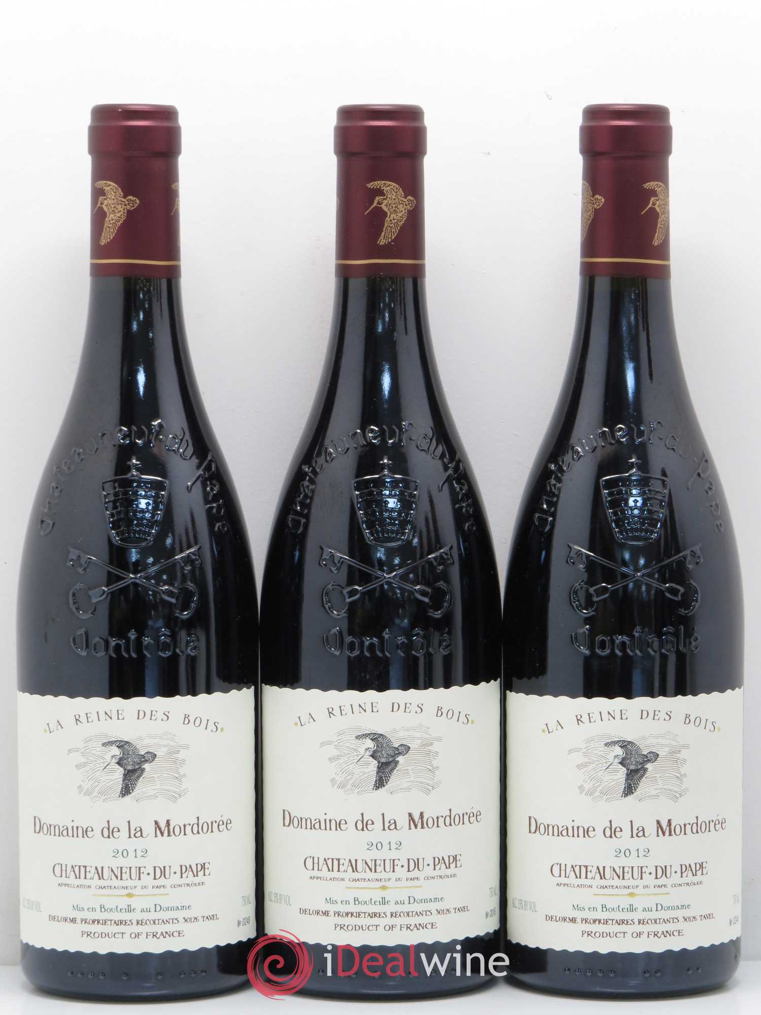 Châteauneuf-du-Pape Cuvée de la Reine des Bois La Mordorée (Domaine de) 2012 - Lot de 6 bouteilles - 1
