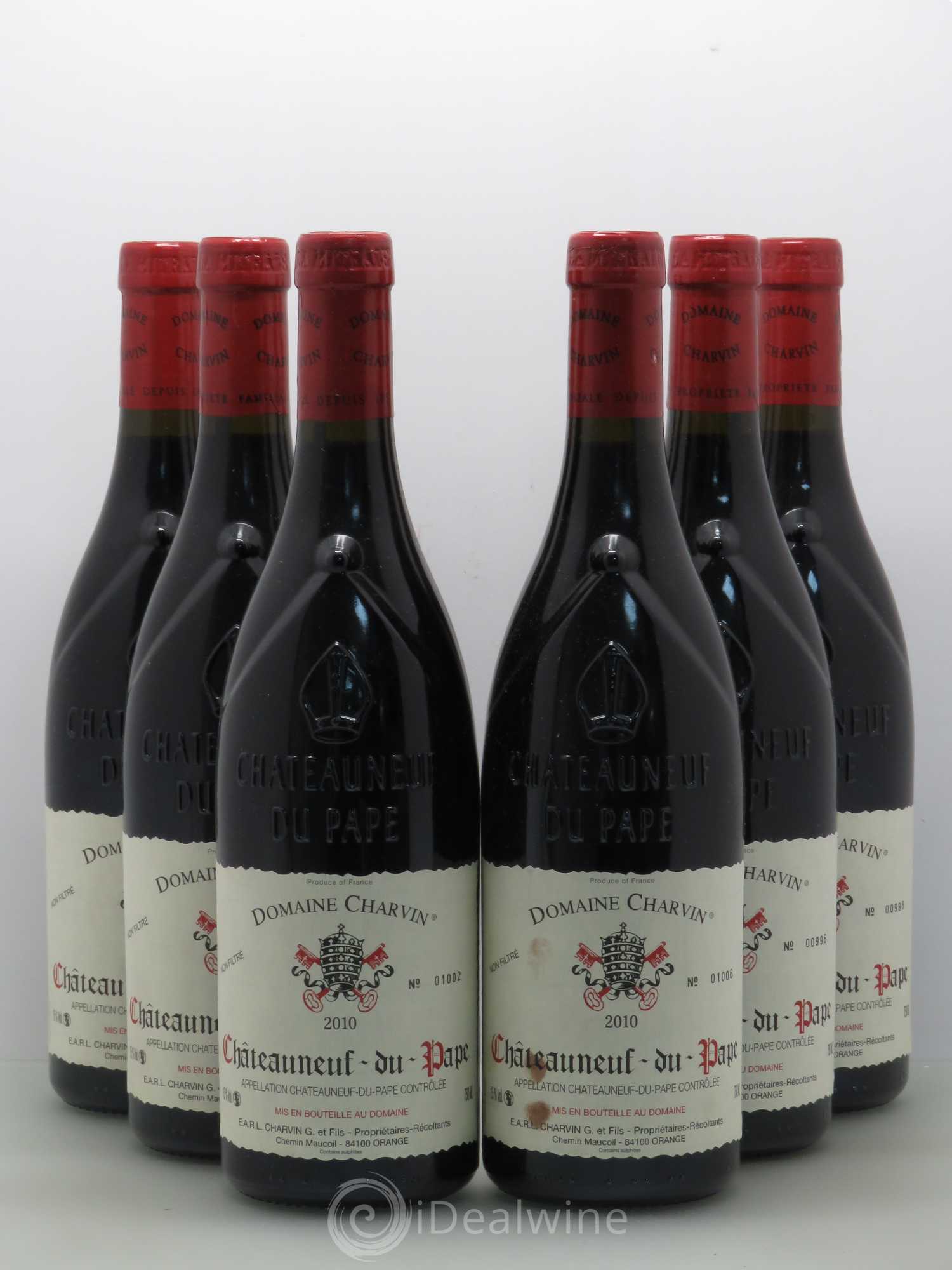 Châteauneuf-du-Pape Charvin (Domaine) 2010 - Lot de 6 bouteilles - 0