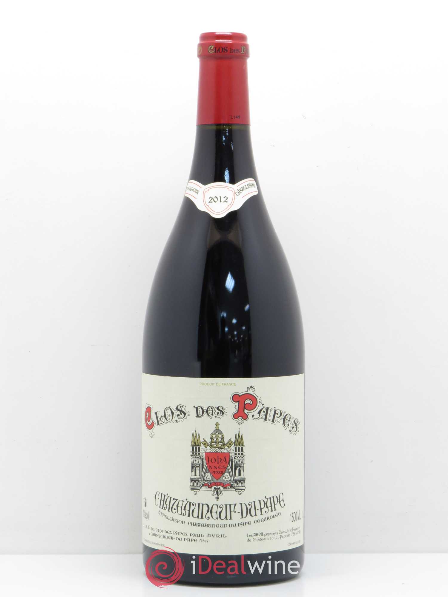 Châteauneuf-du-Pape Clos des Papes - Paul Avril (sans prix de réserve) 2012 - Lot de 1 magnum - 0