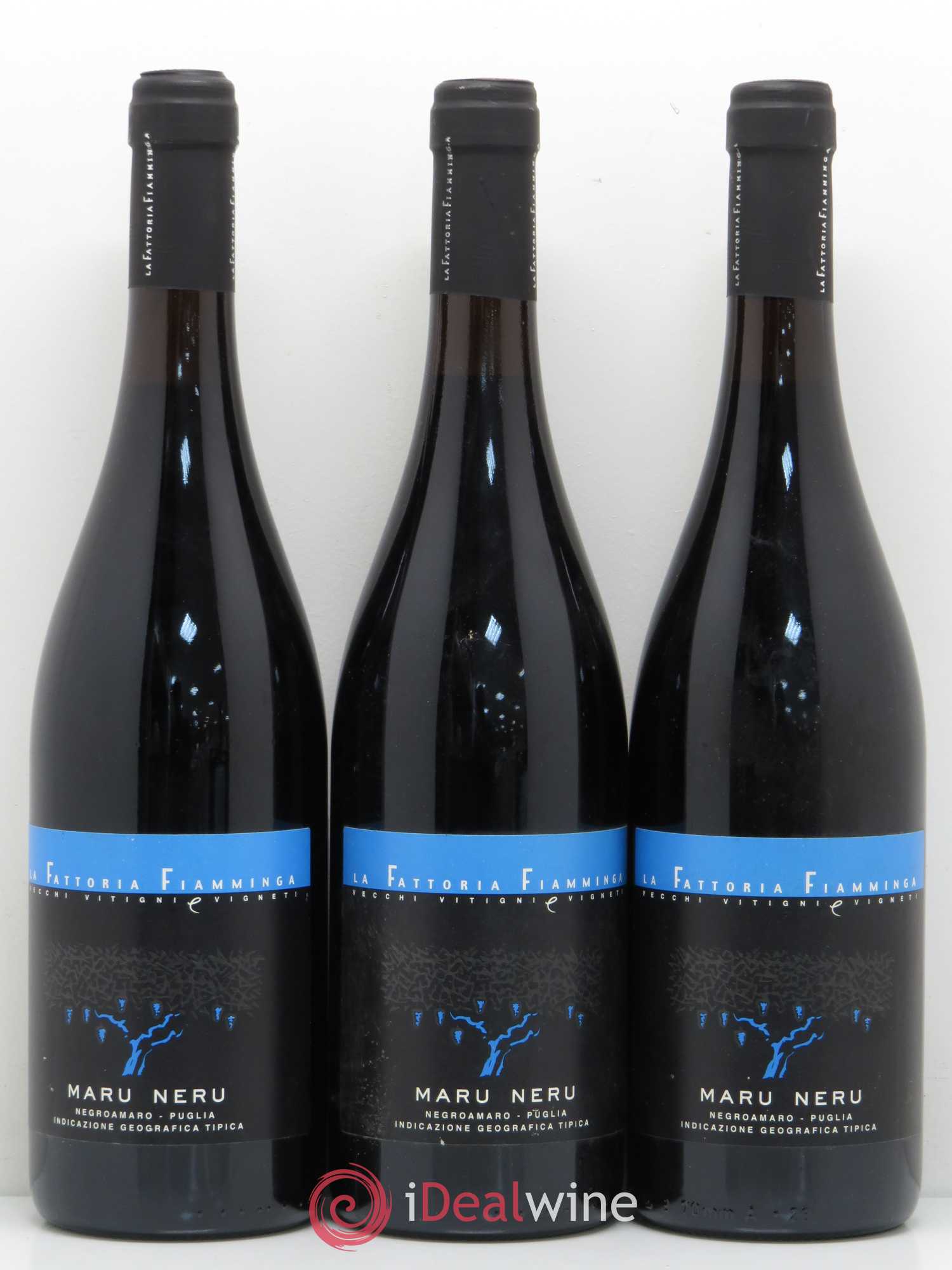 IGT Sicile Manu Nero Fattoria Fiamminga (sans prix de réserve) 2003 - Posten von 3 Flaschen - 0