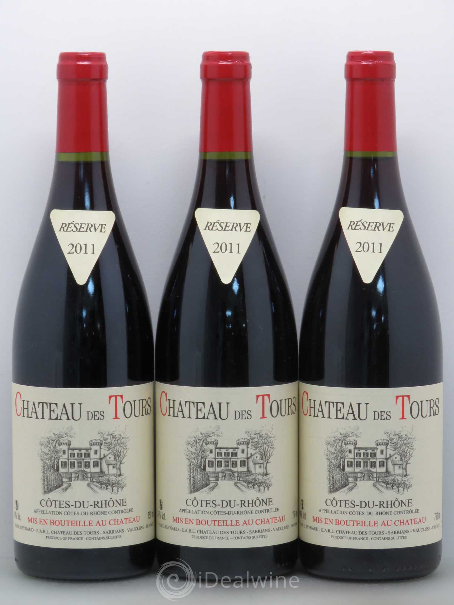 Côtes-du-Rhône Château des Tours Emmanuel Reynaud 2011 - Lot de 6 bouteilles - 2