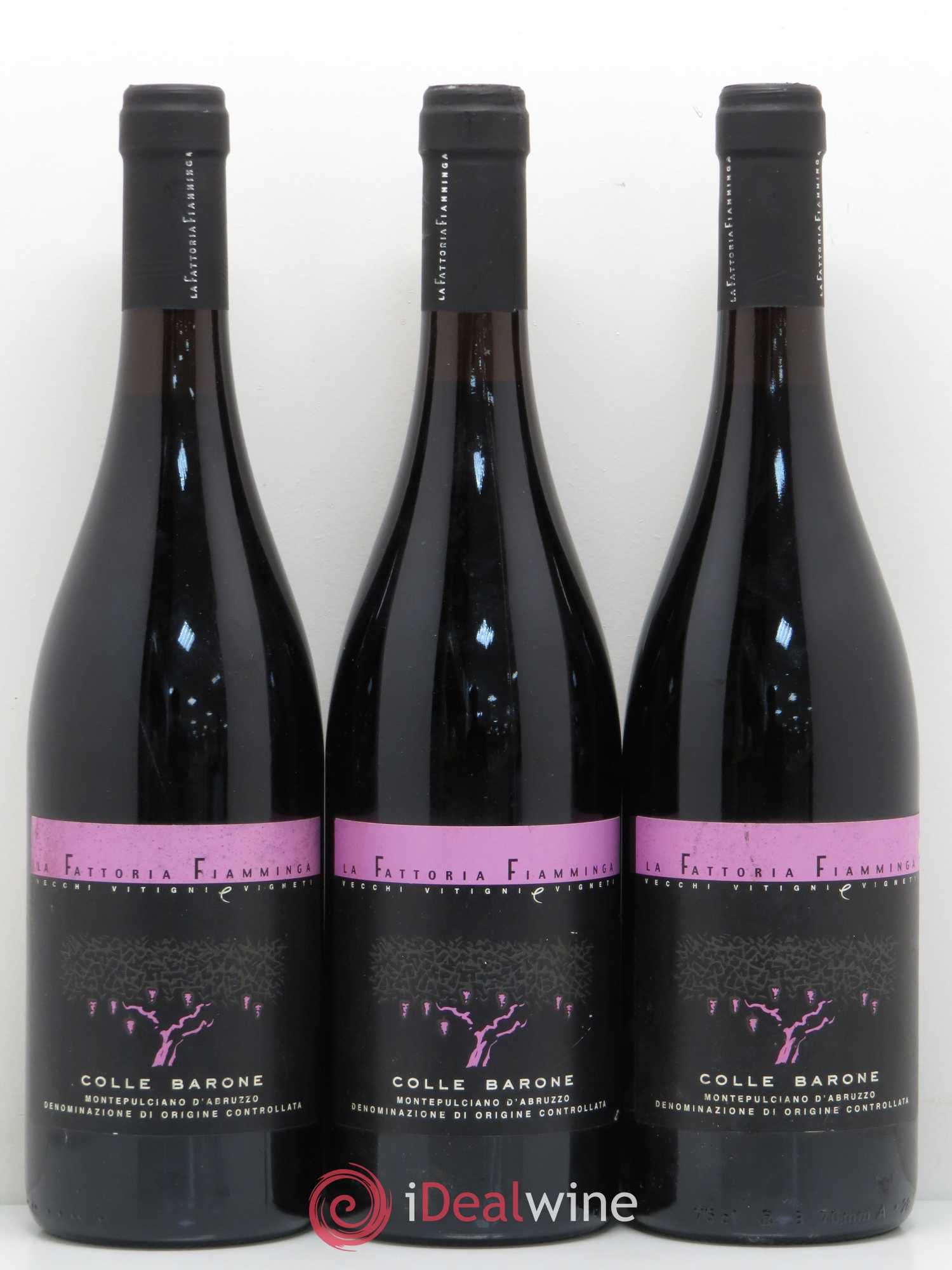 IGT Sicile Colle Barone Fattoria Fiamminga (sans prix de réserve) 2003 - Posten von 3 Flaschen - 0