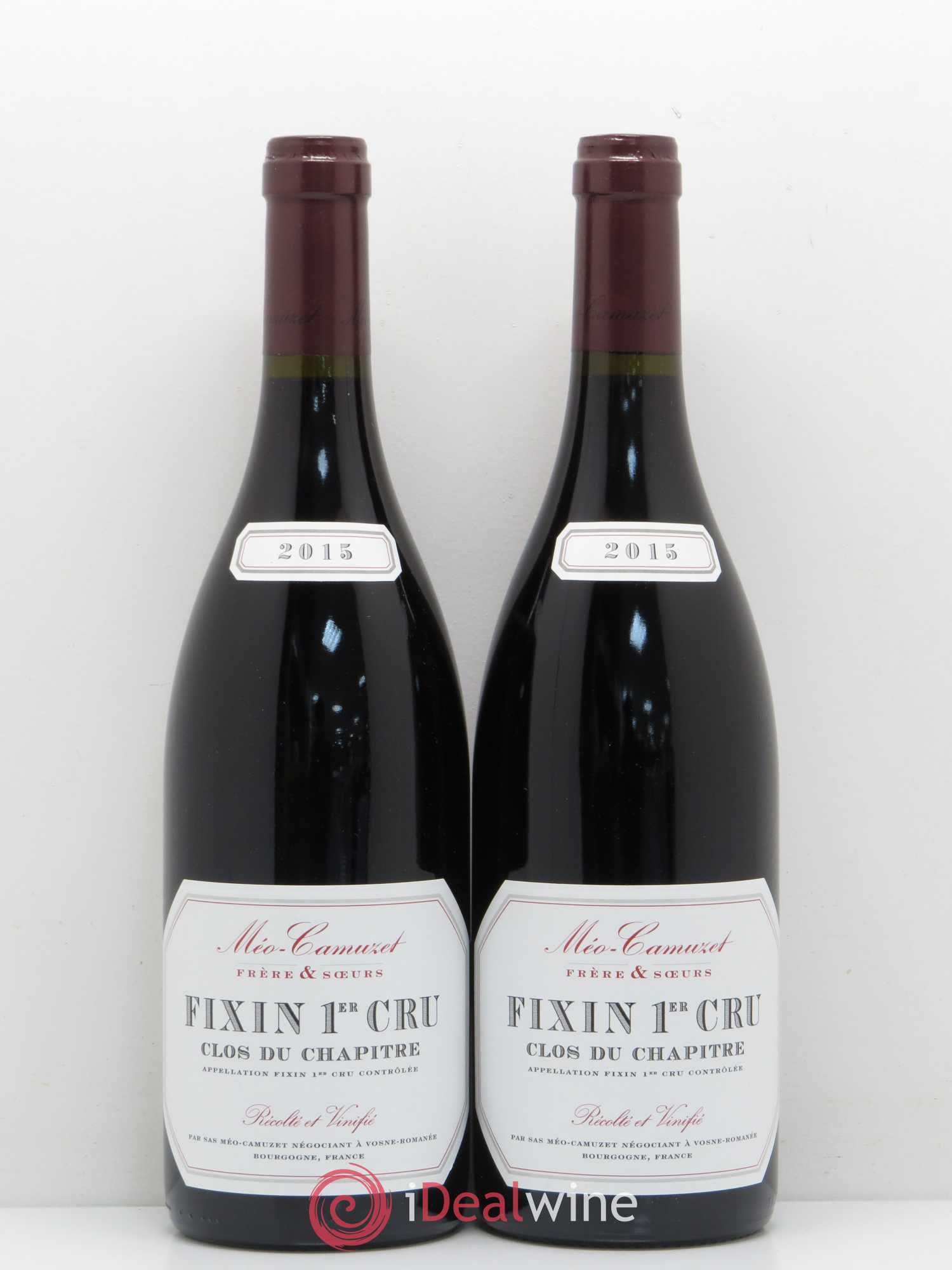 Fixin 1er Cru Clos du Chapitre Méo-Camuzet (Frère & Soeurs) 2015 - Lot de 2 bouteilles - 0