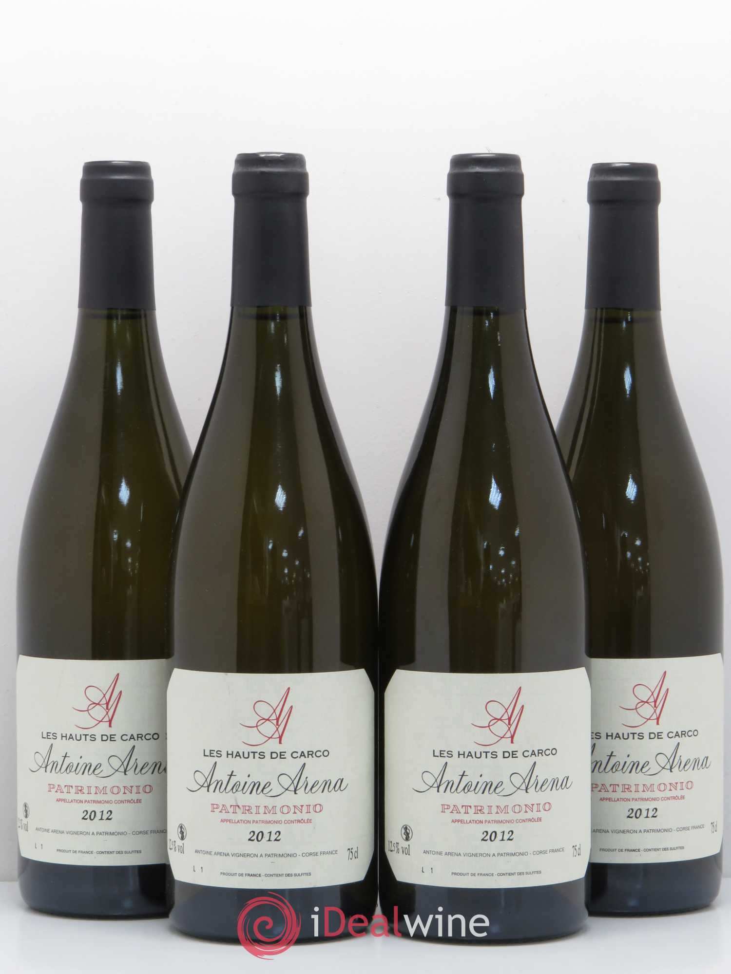Vin de Corse les Hauts de Carco Arena 2012 - Posten von 4 Flaschen - 0