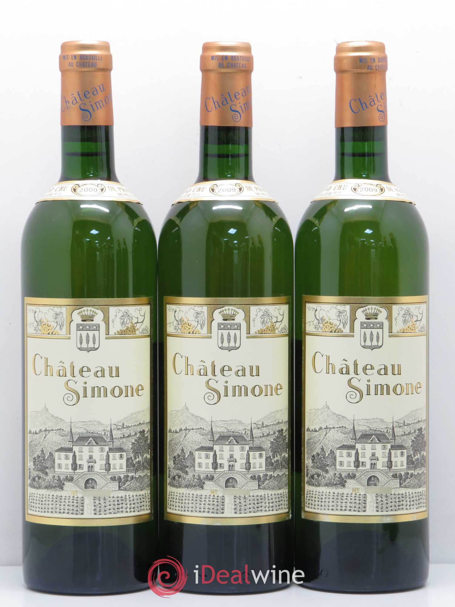 Palette Château Simone Famille Rougier 2009 - Posten von 5 Flaschen - 1
