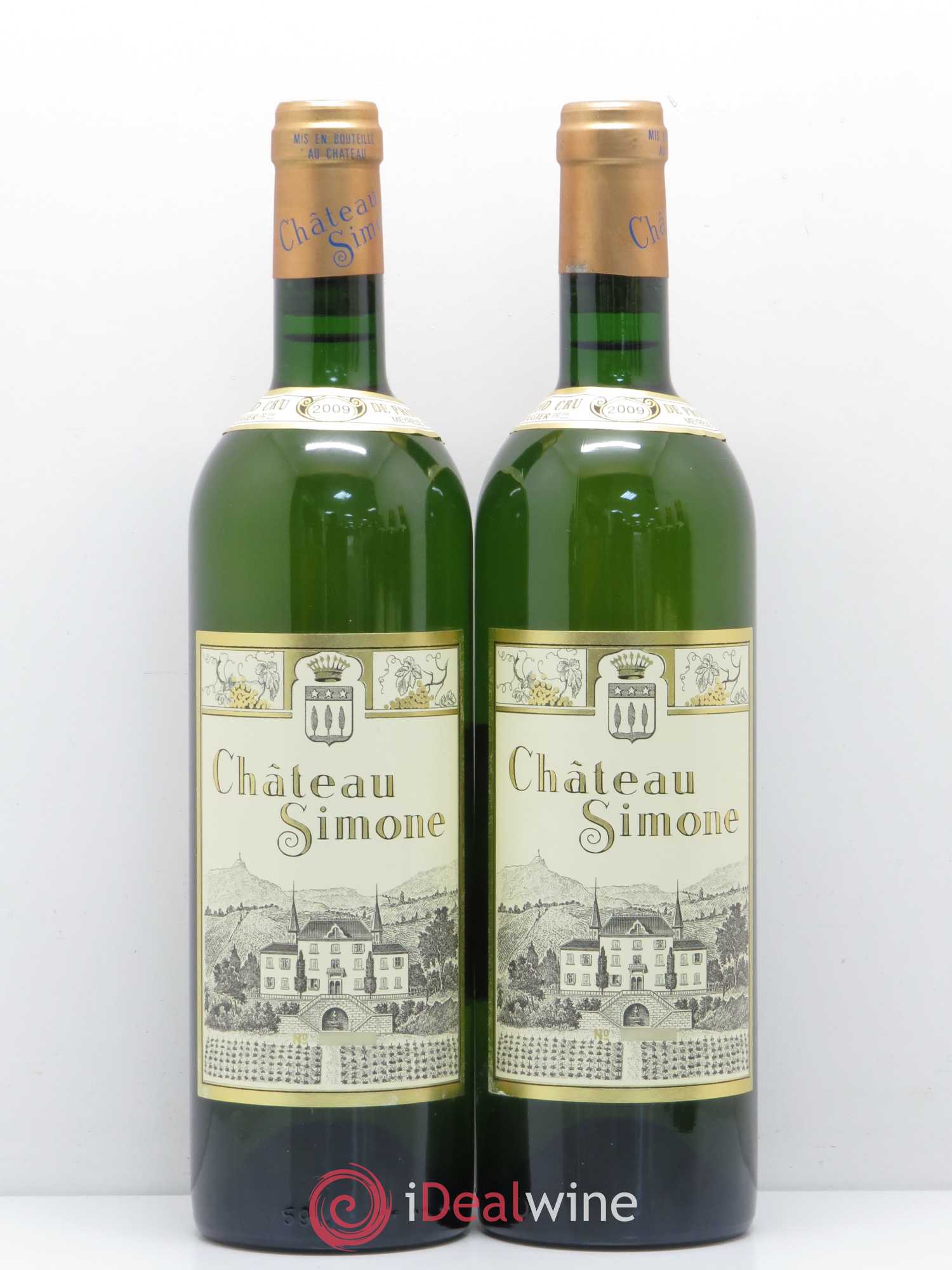 Palette Château Simone Famille Rougier 2009 - Posten von 5 Flaschen - 2