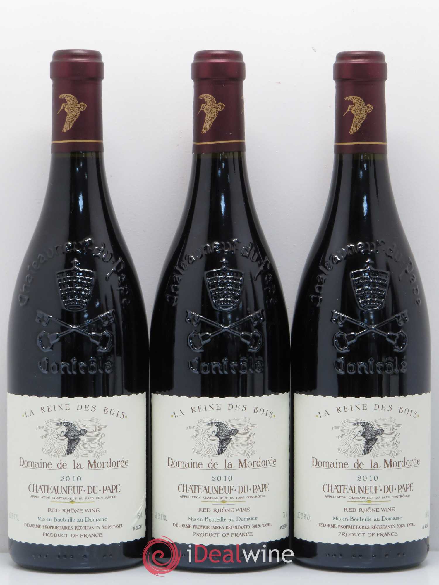 Châteauneuf-du-Pape  Cuvée de la Reine des Bois La Mordorée (Domaine de) 2010 - Lot de 6 bouteilles - 2