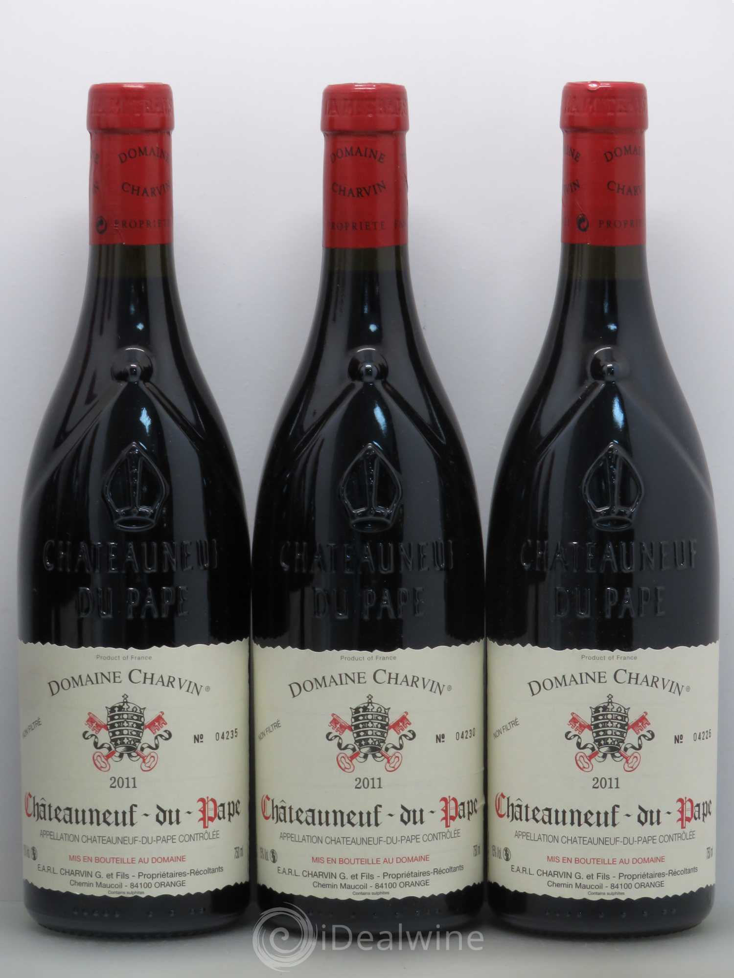 Châteauneuf-du-Pape Charvin (Domaine) 2011 - Lot de 6 bouteilles - 1