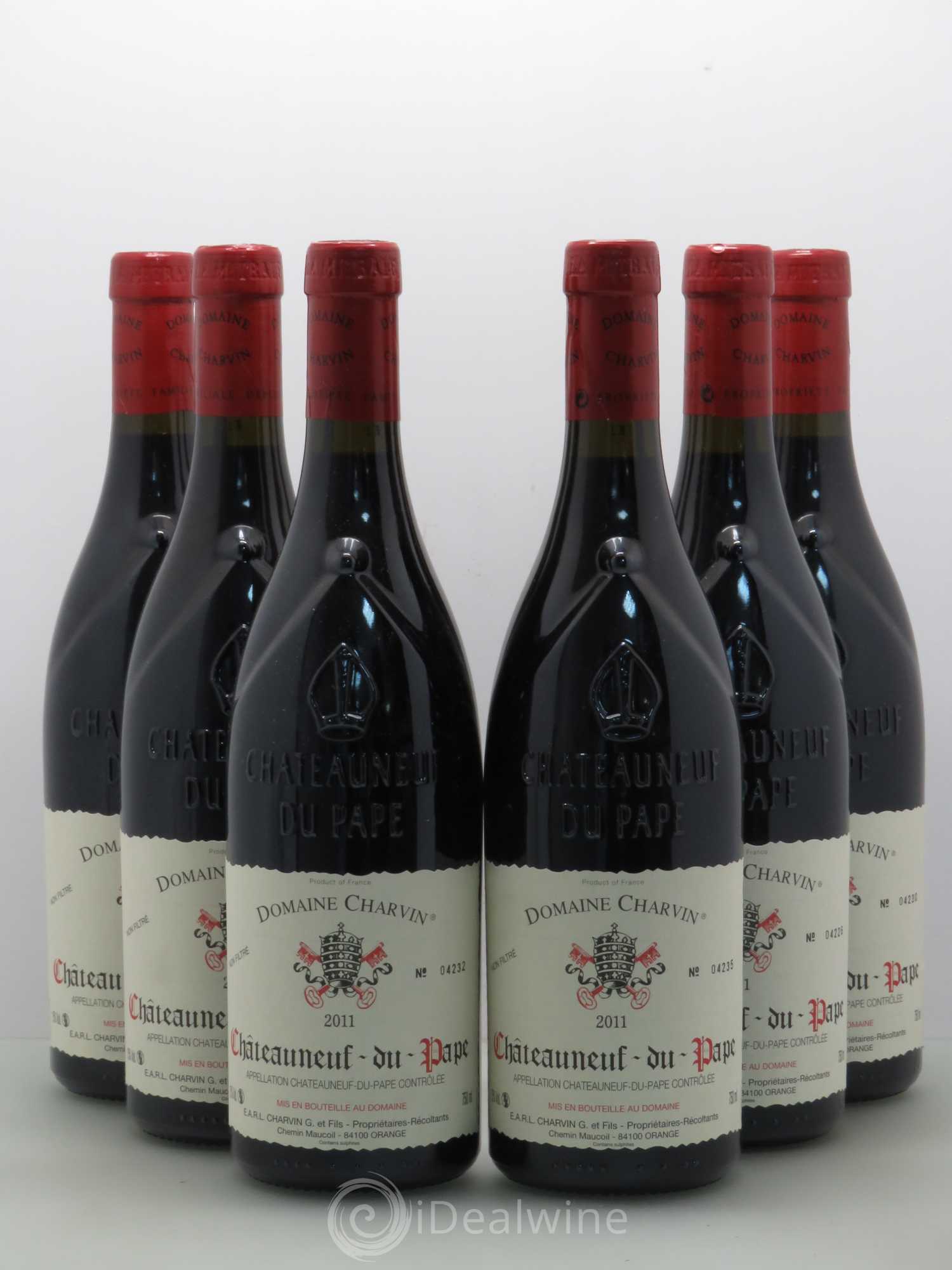 Châteauneuf-du-Pape Charvin (Domaine) 2011 - Lot de 6 bouteilles - 0