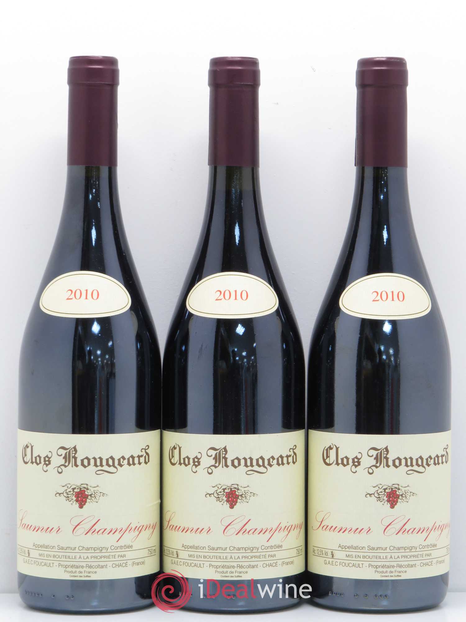 Saumur-Champigny Clos Rougeard 2010 - Posten von 3 Flaschen - 0