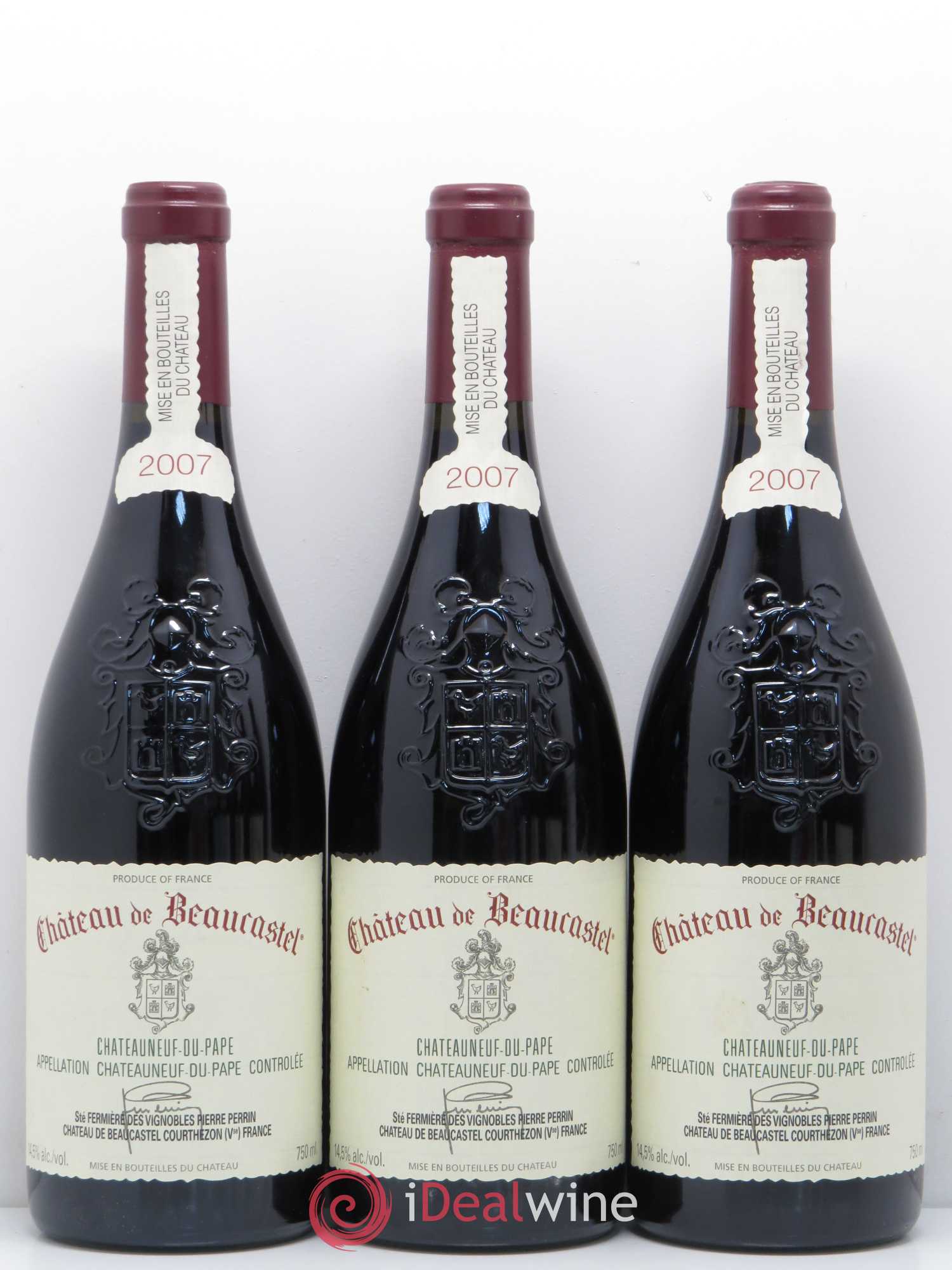 Châteauneuf-du-Pape Château de Beaucastel Famille Perrin 2007 - Lot de 6 bouteilles - 2