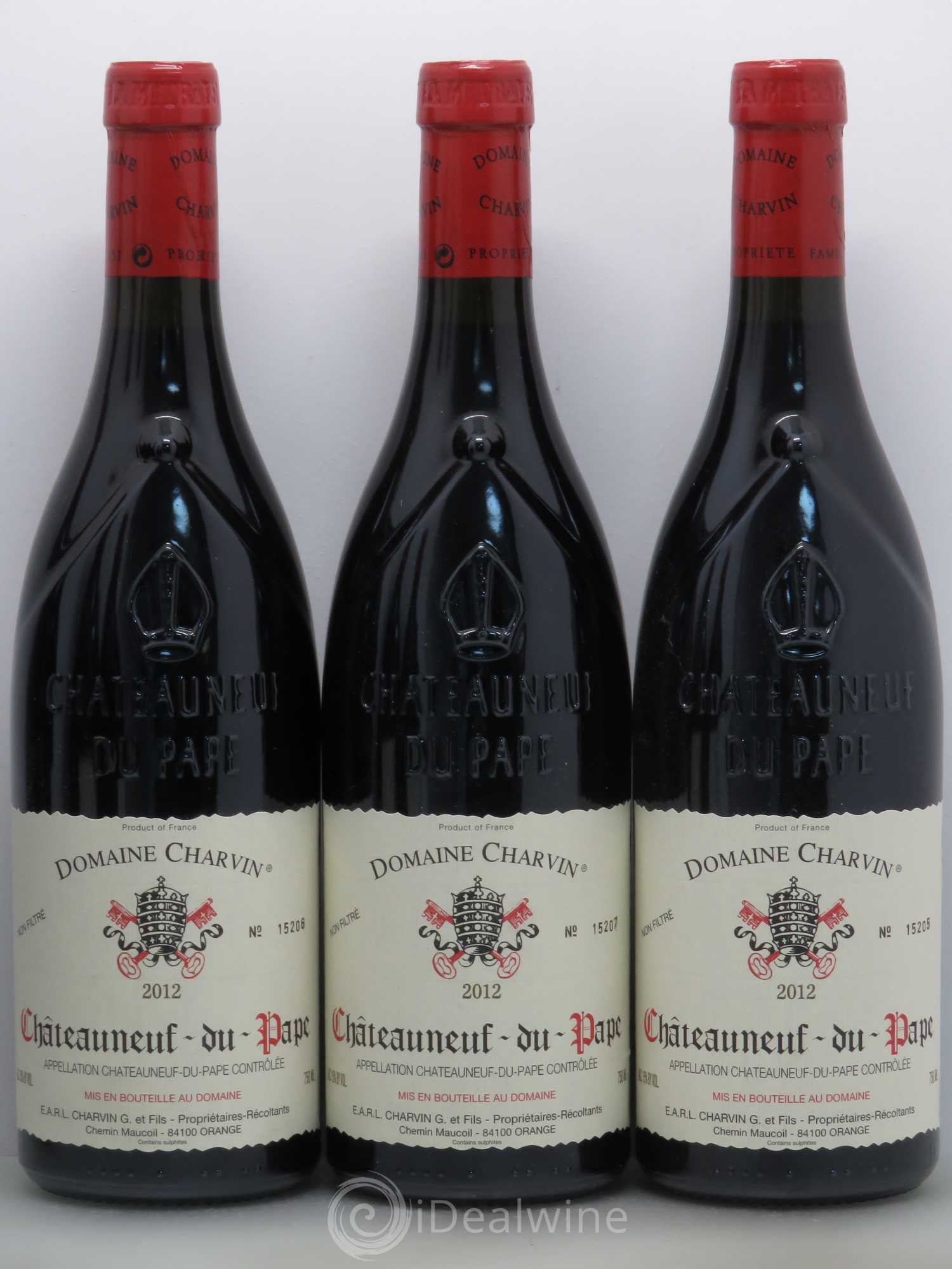 Châteauneuf-du-Pape Charvin (Domaine) 2012 - Lot de 6 bouteilles - 1