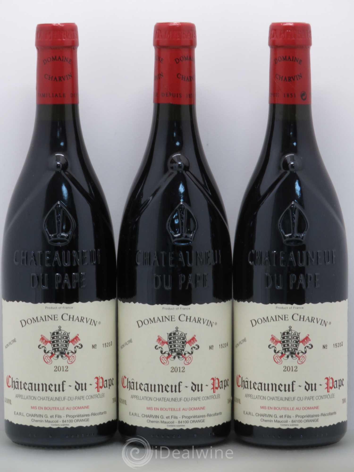 Châteauneuf-du-Pape Charvin (Domaine) 2012 - Lot de 6 bouteilles - 2