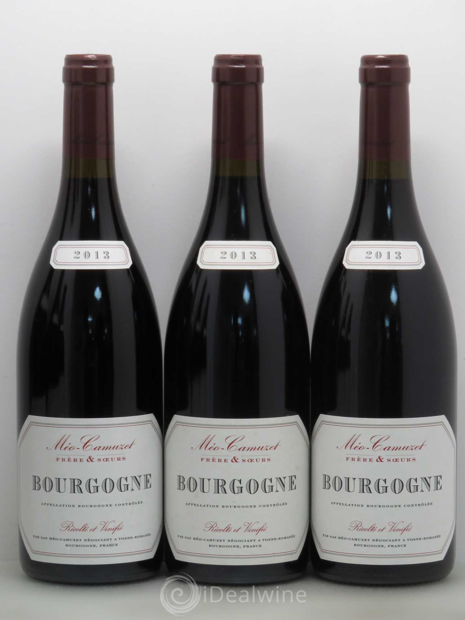 Bourgogne Méo-Camuzet (Domaine) 2013 - Lot de 6 bouteilles - 2