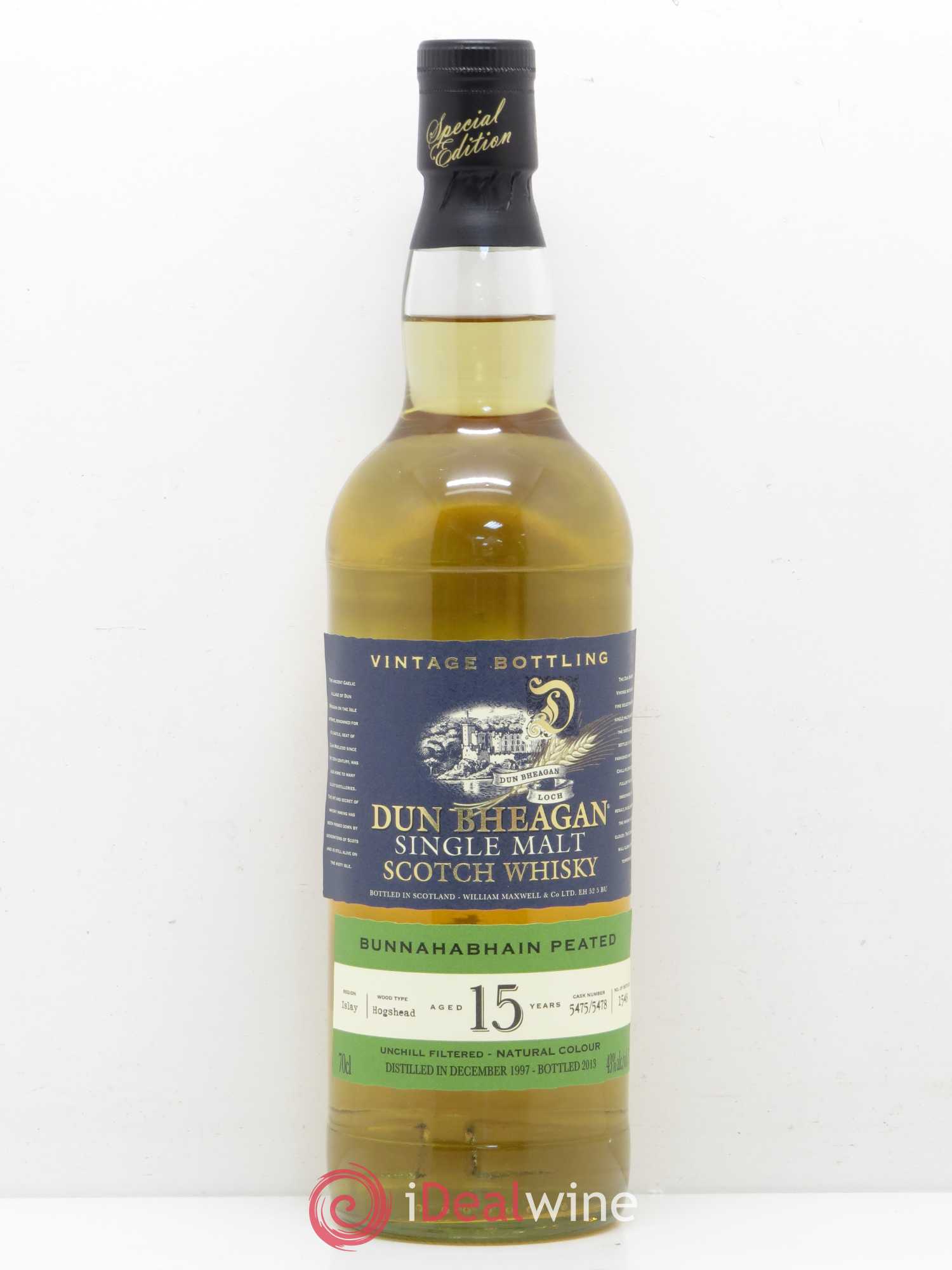 Whisky Bunnahabhain Peated 15 Year Old - Posten von 1 Flasche - 0