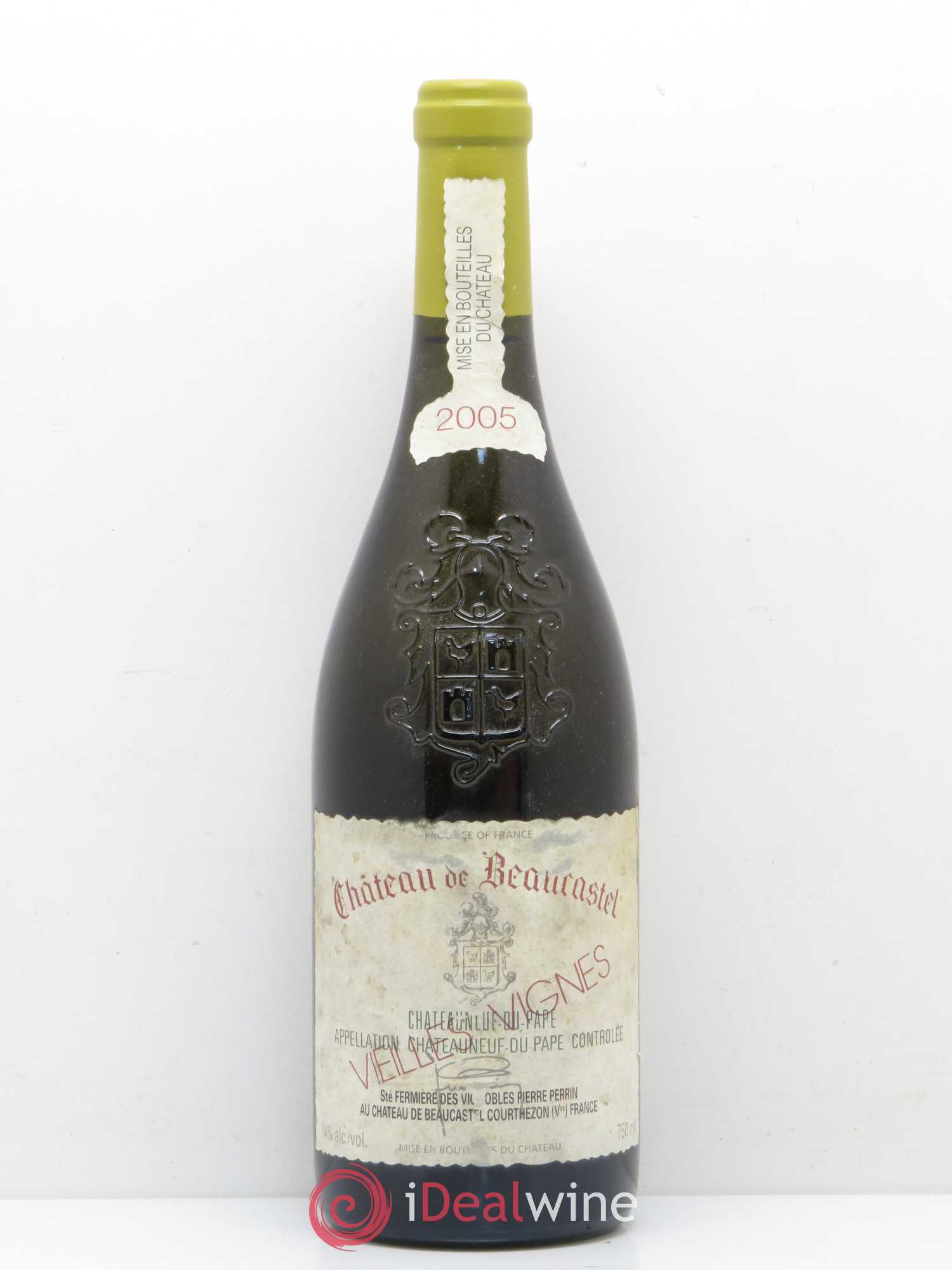 Châteauneuf-du-Pape Château de Beaucastel Vieilles vignes Roussanne Famille Perrin 2005 - Lot de 1 bouteille - 0