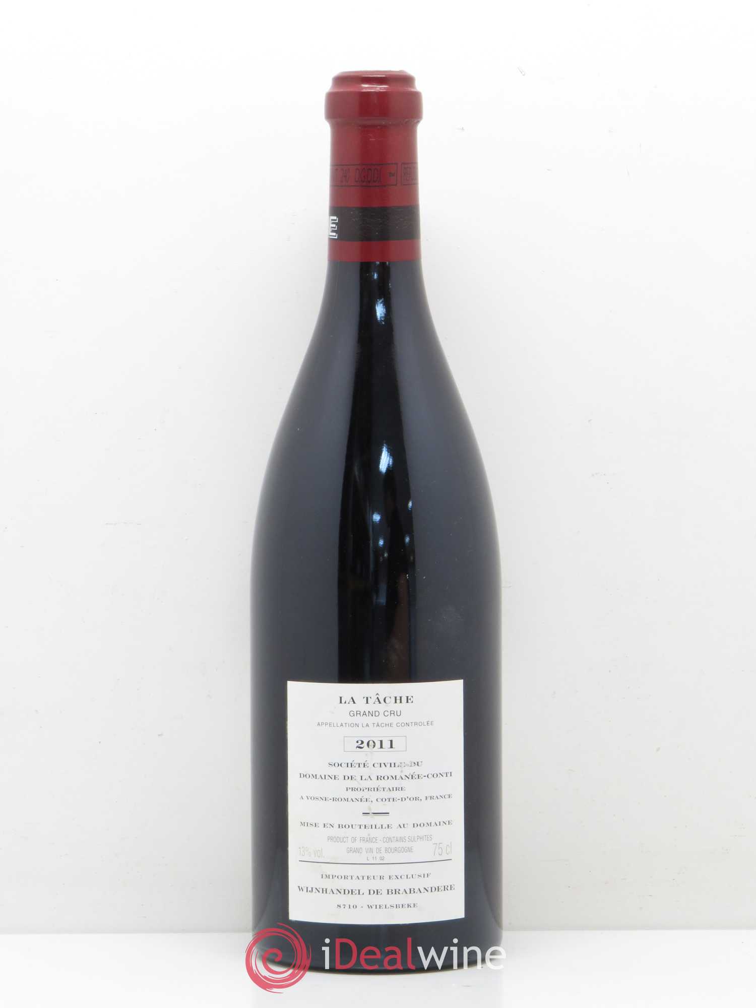 La Tâche Grand Cru Domaine de la Romanée-Conti 2011 - Lot de 1 bouteille - 1