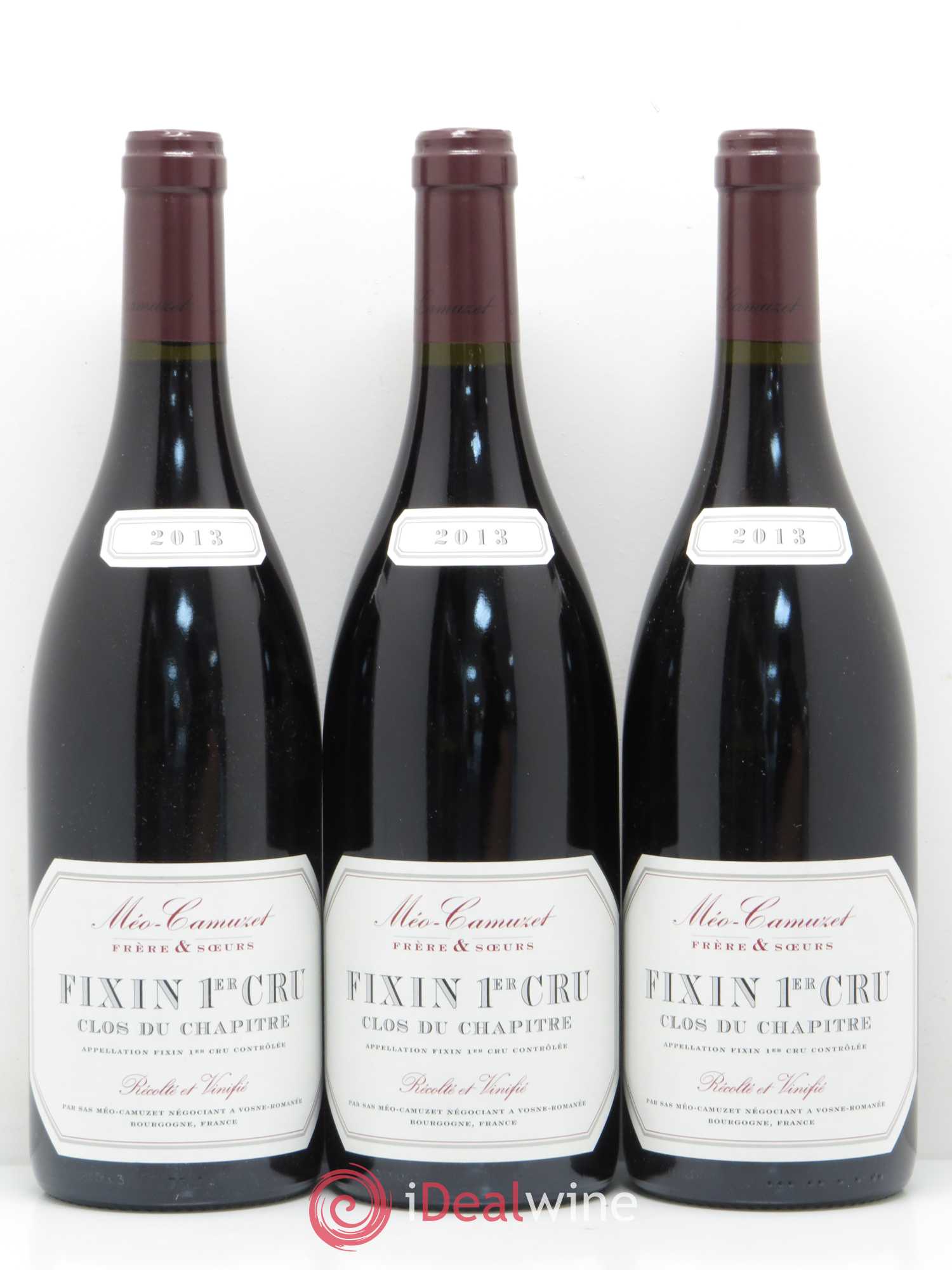 Fixin 1er Cru Clos du Chapitre Méo-Camuzet (Frère & Soeurs) 2013 - Lot de 5 bouteilles - 1