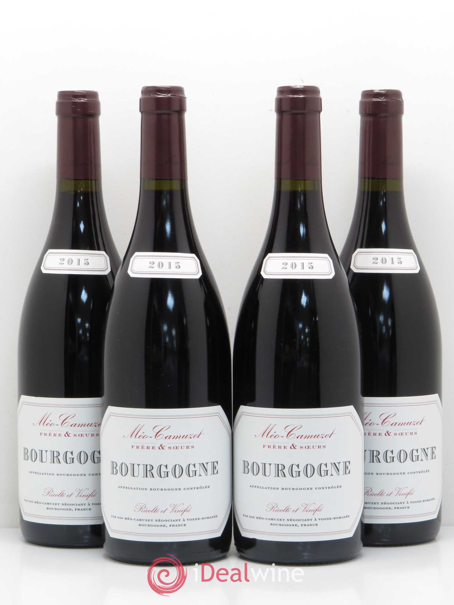 Bourgogne Méo-Camuzet (Frère & Soeurs) 2015 - Lot de 4 bouteilles - 0