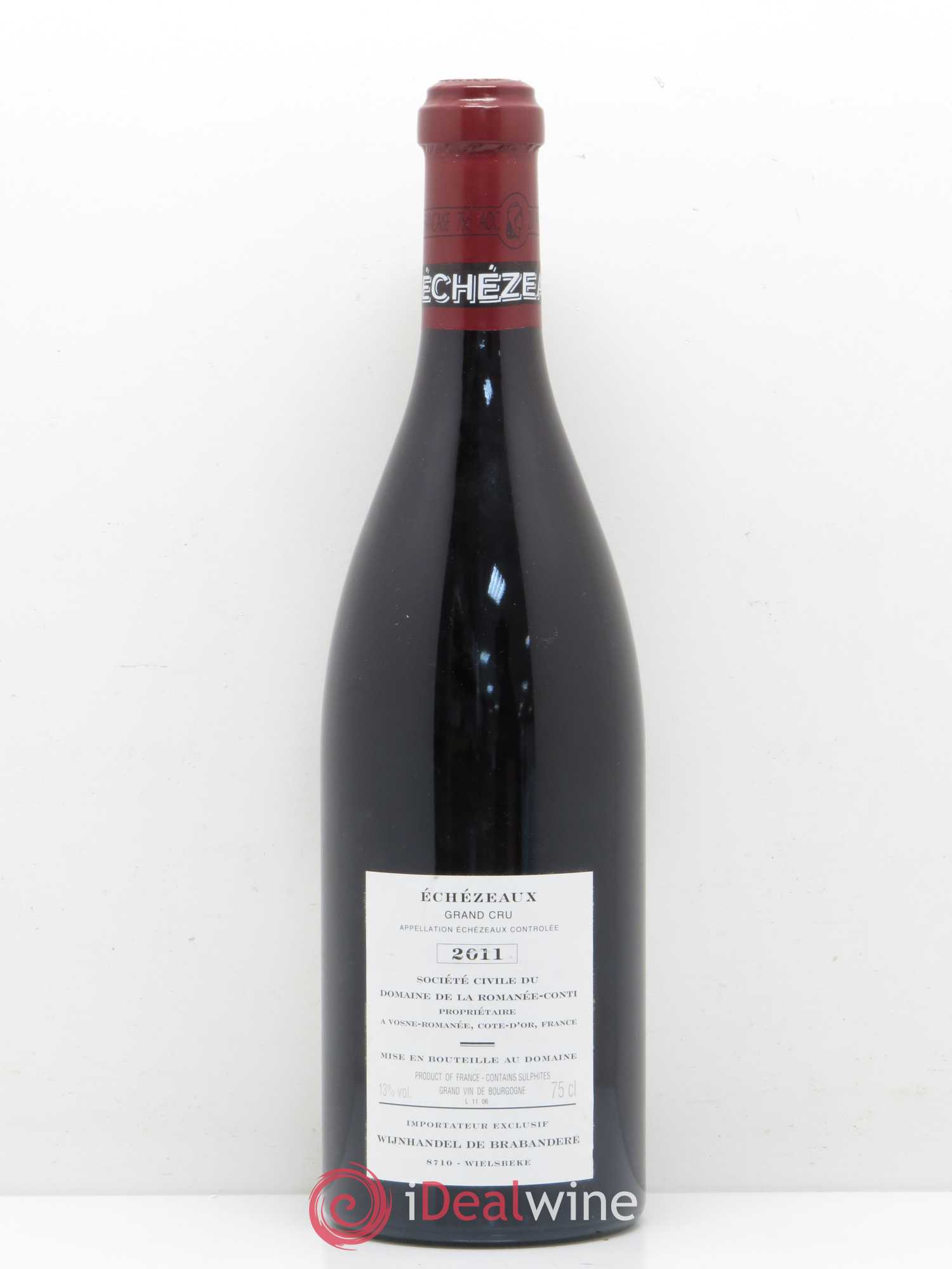 Echezeaux Grand Cru Domaine de la Romanée-Conti 2011 - Lot de 1 bouteille - 1